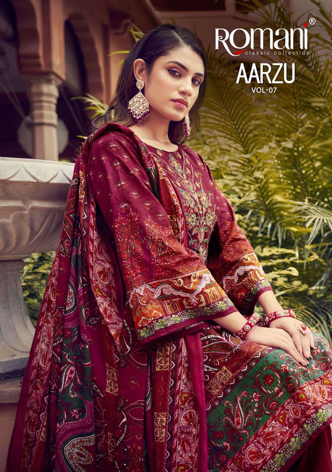 ROMANI AARZU VOL 7 COTTON DIGITAL PRINTS SALWAR SUIT