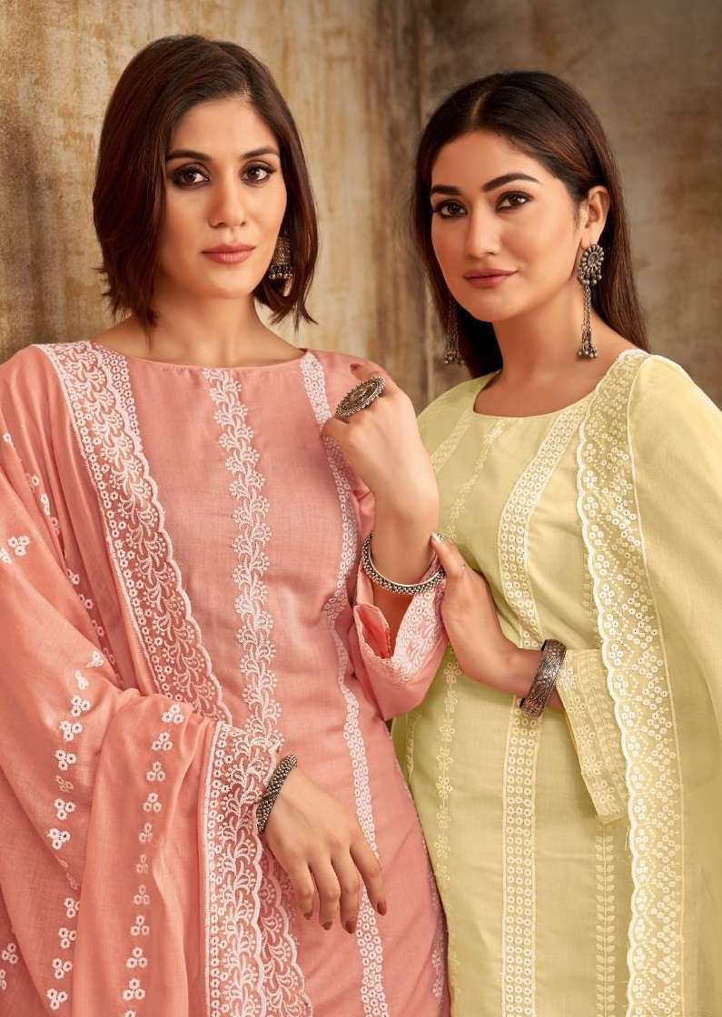 AL KARAM LAHORI COTTON  FANCY EMBROIDERY WORKS SUIT