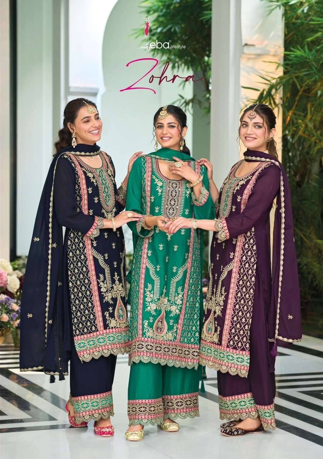 EBA LIFESTYLE ZOHRA CHINON HEAVY DESIGNER WORK SUIT