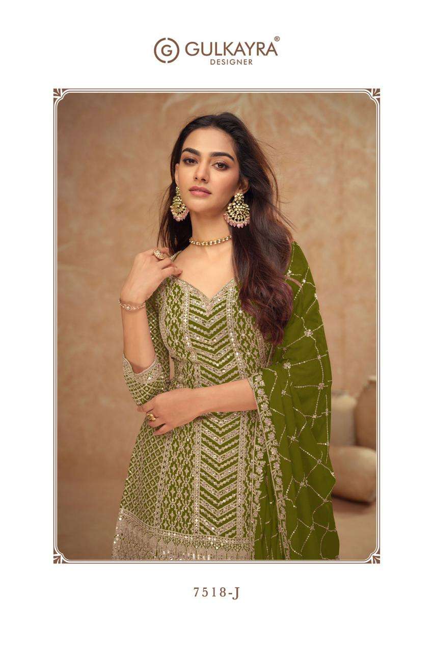 GULKAYRA DESIGNER PALAK VOL 3 HEAVY DESIGNER PARTY WEAR SUIT