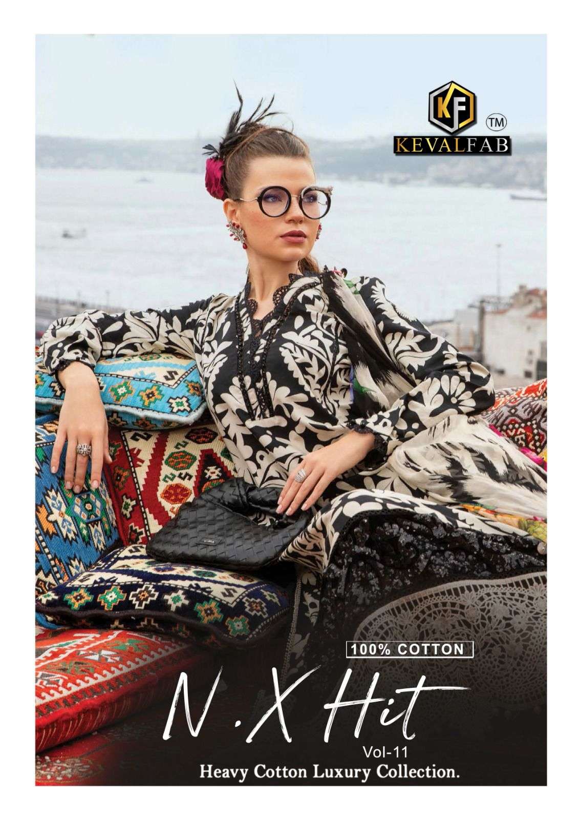 KEVAL FAB K KASHA NX HIT VOL 11 COTTON DIGITAL PRINTS SALWAR SUIT