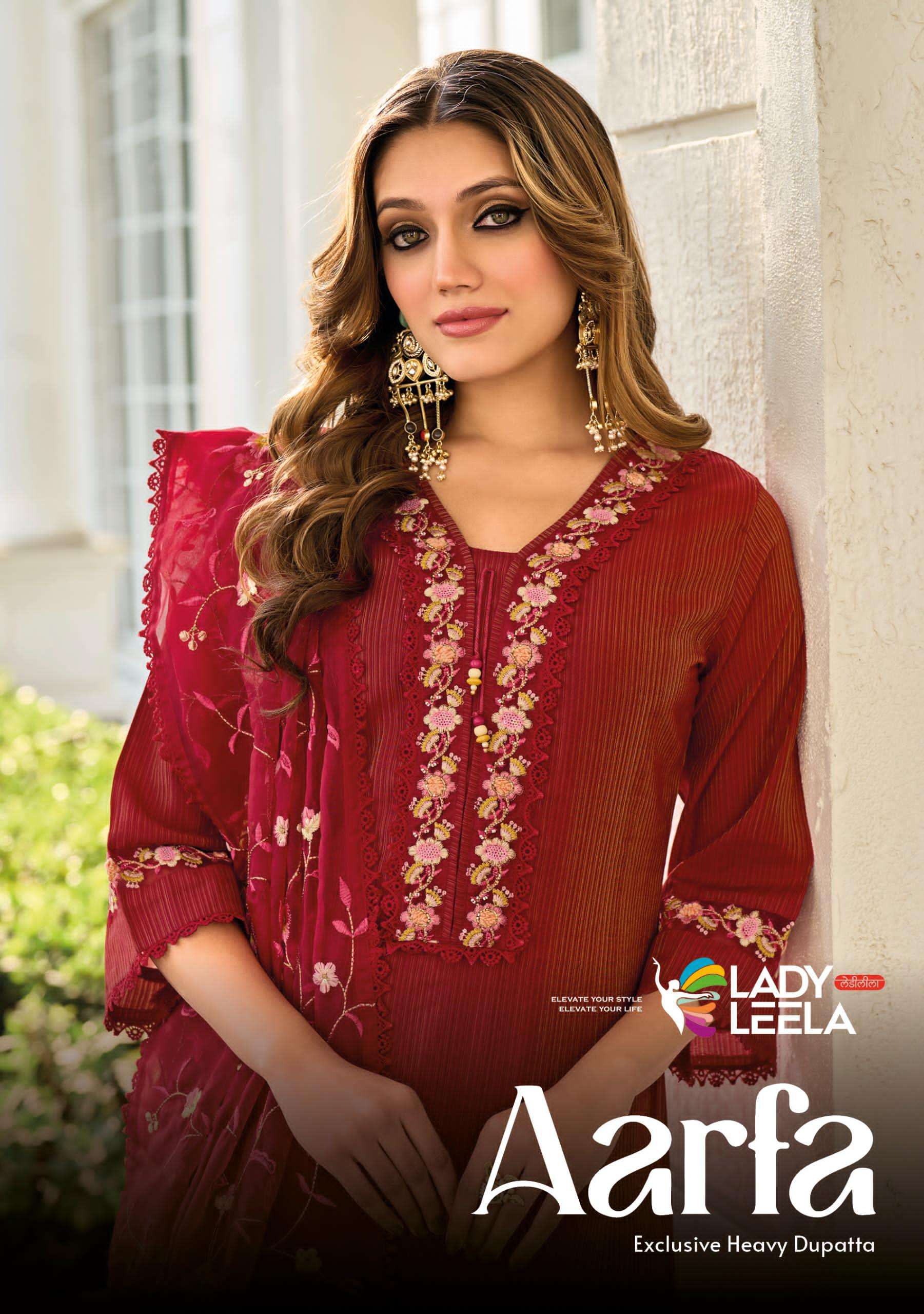LADY LEELA AARFA VISCOSE SILK FANCY DESIGNER LADIES SUIT
