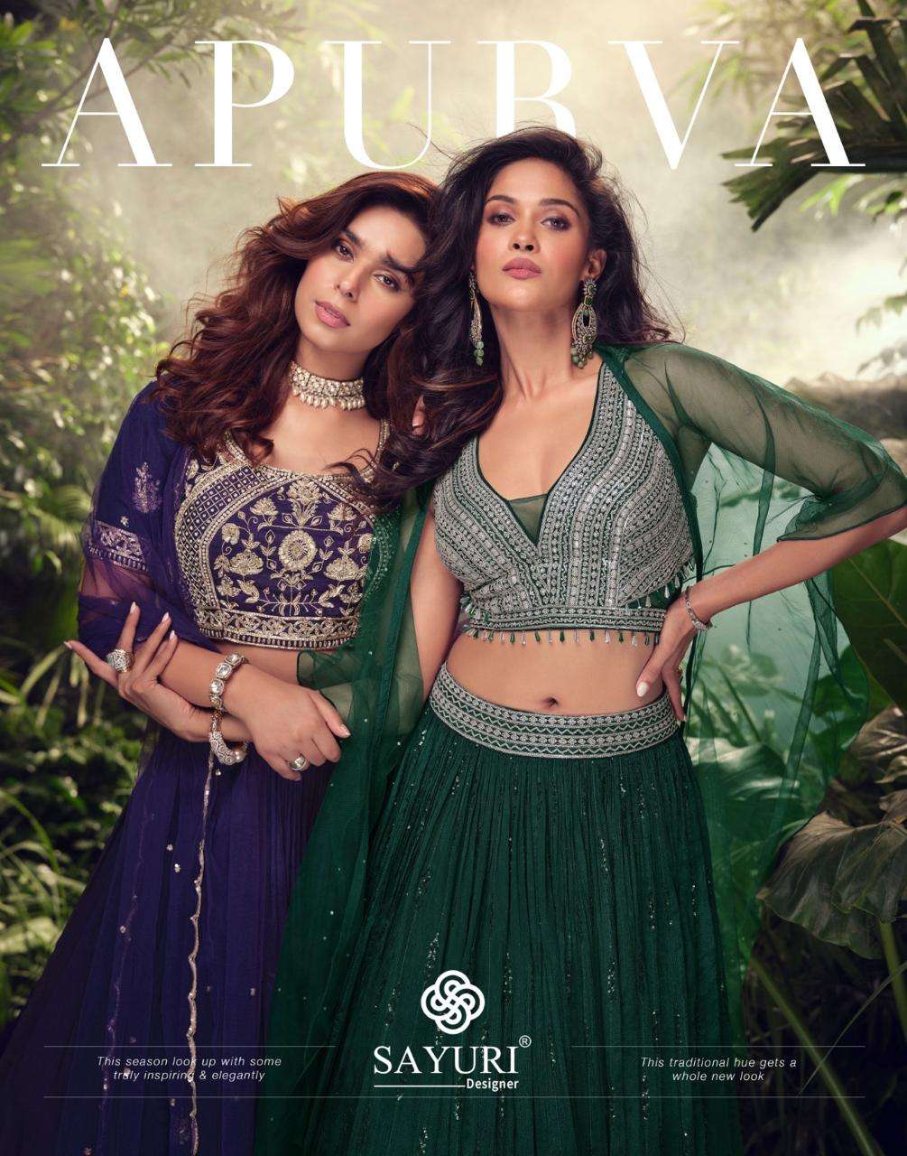 SAYURI DESIGNER APURVA SILK HEAVY DESIGNER FESTIVE WEAR LEHENGA CHOLI