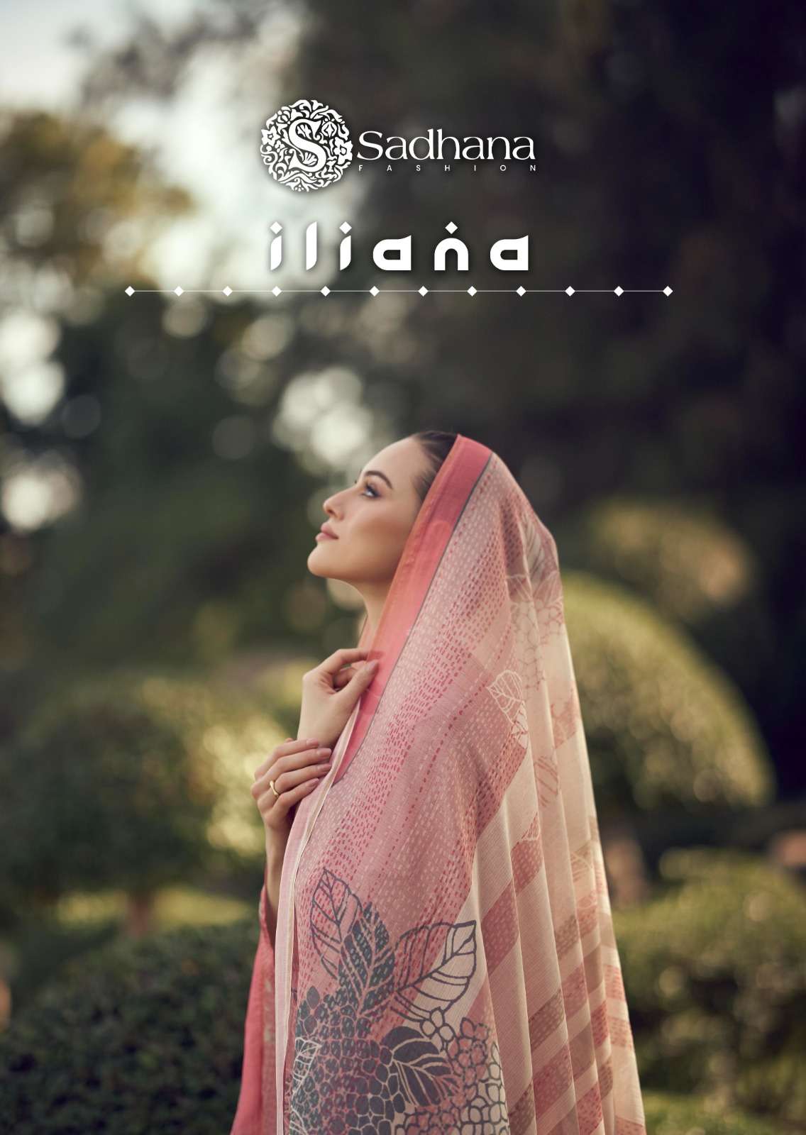 SADHANA FASHION ILIANA MUSLIN SILK DIGITAL PRINT WITH FANCY WORK SUIT