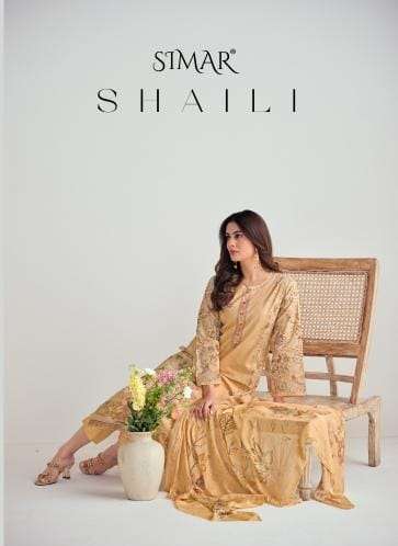 SIMAR SHAILI COTTON DIGITAL PRINT WITH EMBROIDERY WORK SUIT