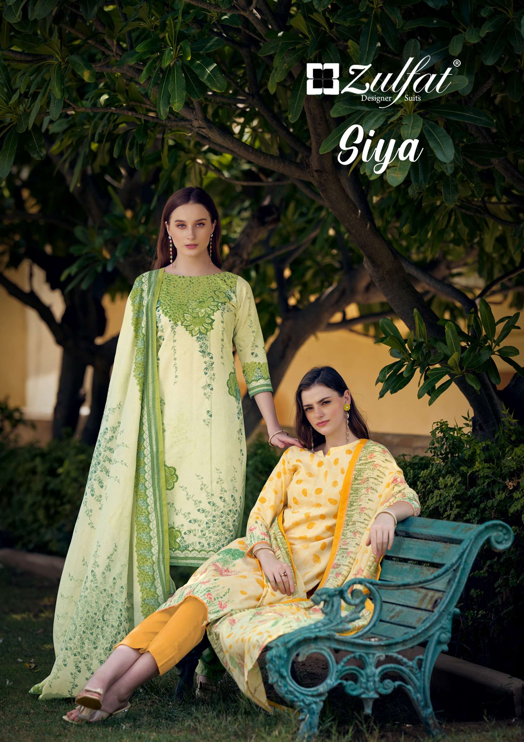 ZULFAT DESIGNER SUITS SIYA COTTON DESIGNER PRINT SALWAR SUIT