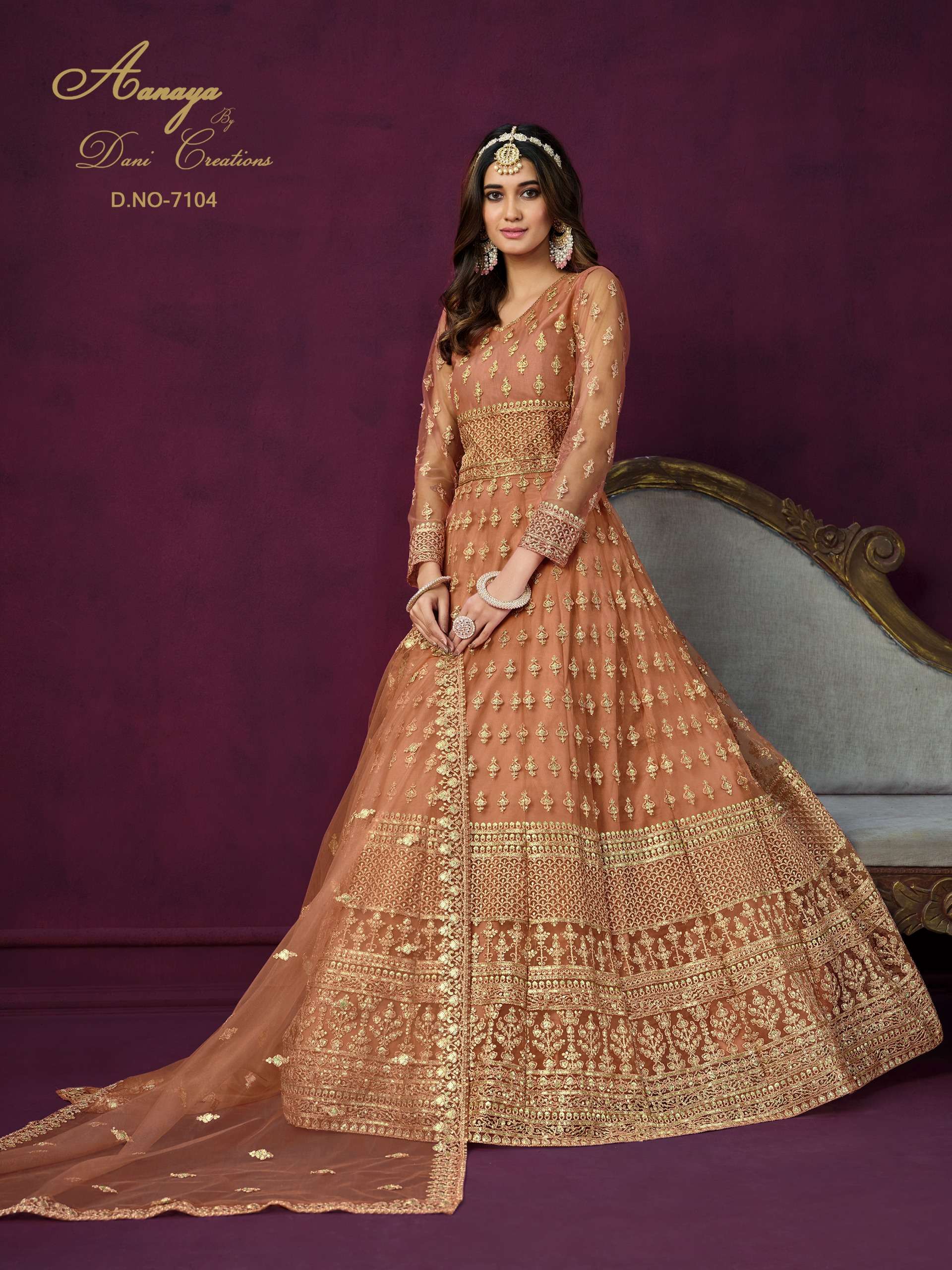 DANI CREATION AANAYA VOL 171 HEAVY DESIGNER PARTY WEAR GOWN DRESS