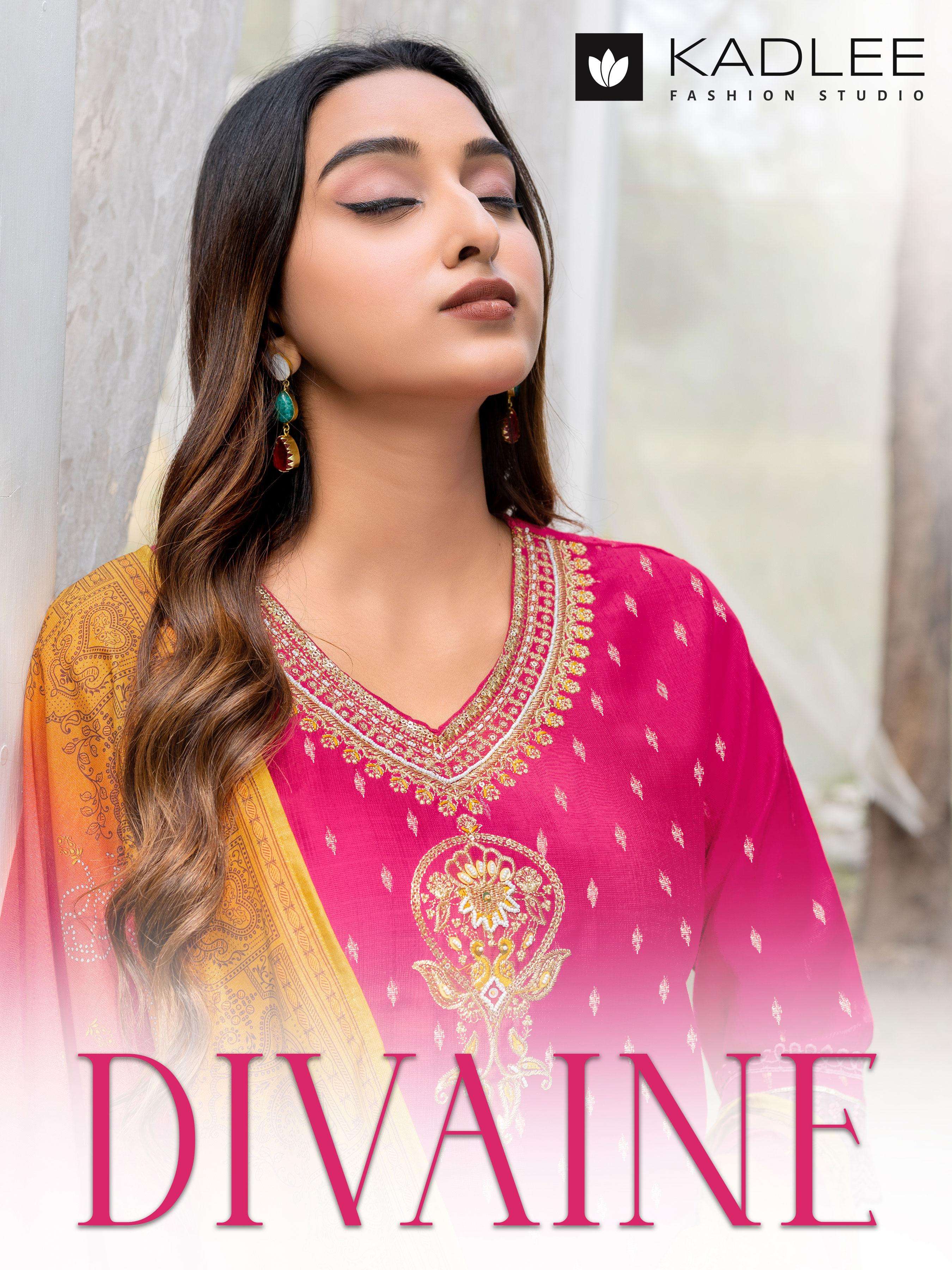 KADLEE FASHION DIVAINE SILK DESIGNER LADIES READY MADE SUIT