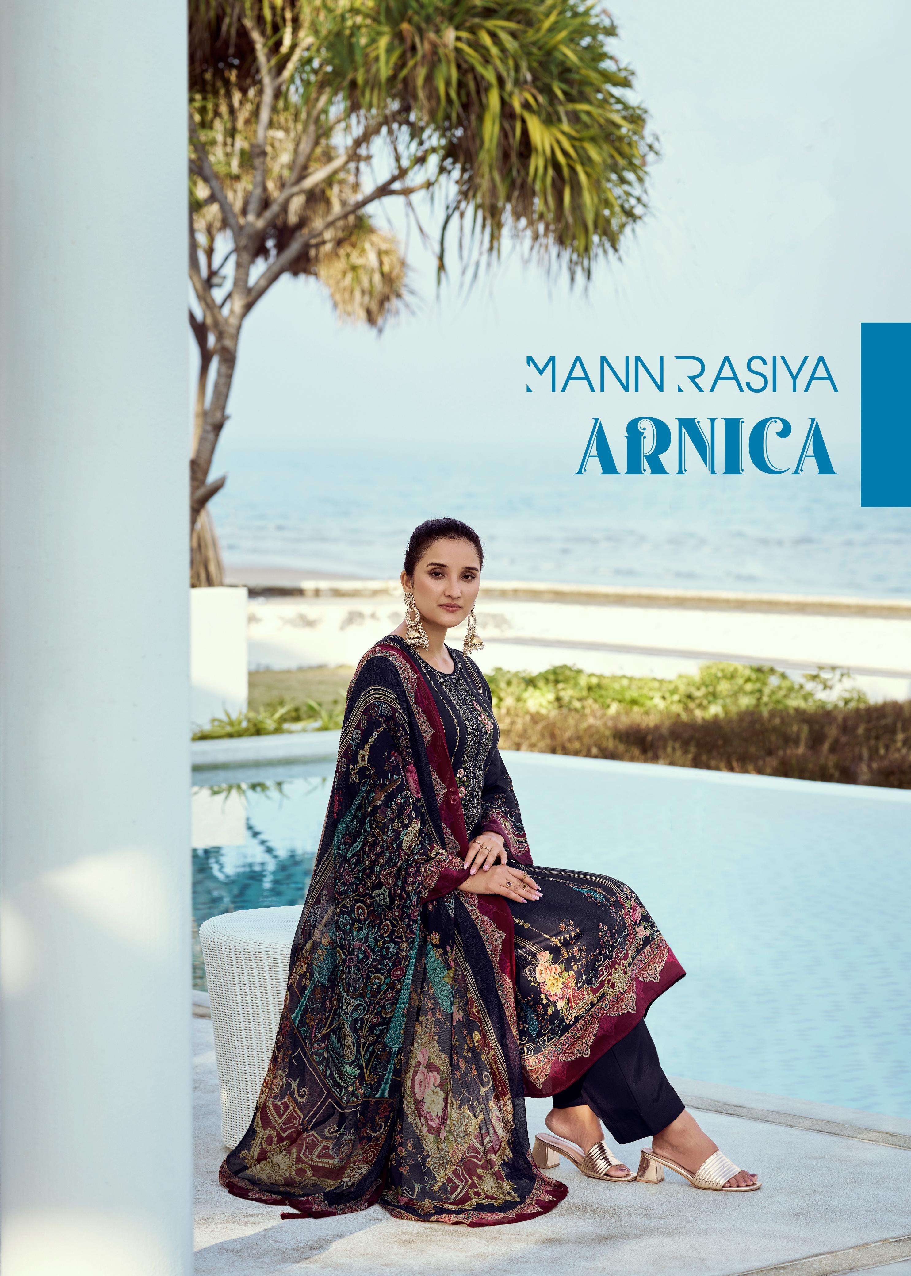 MANNRASIYA ARNICA JAM COTTON DIGITAL PRINT WITH FANCY WORK SUIT