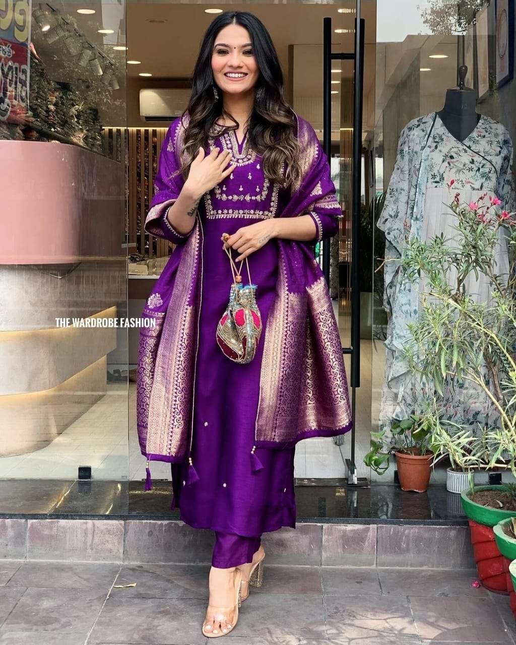 MF 3 PCS SET COLLECTION VOL 8 FANCY EMBROIDERY WORK LADIES SUIT