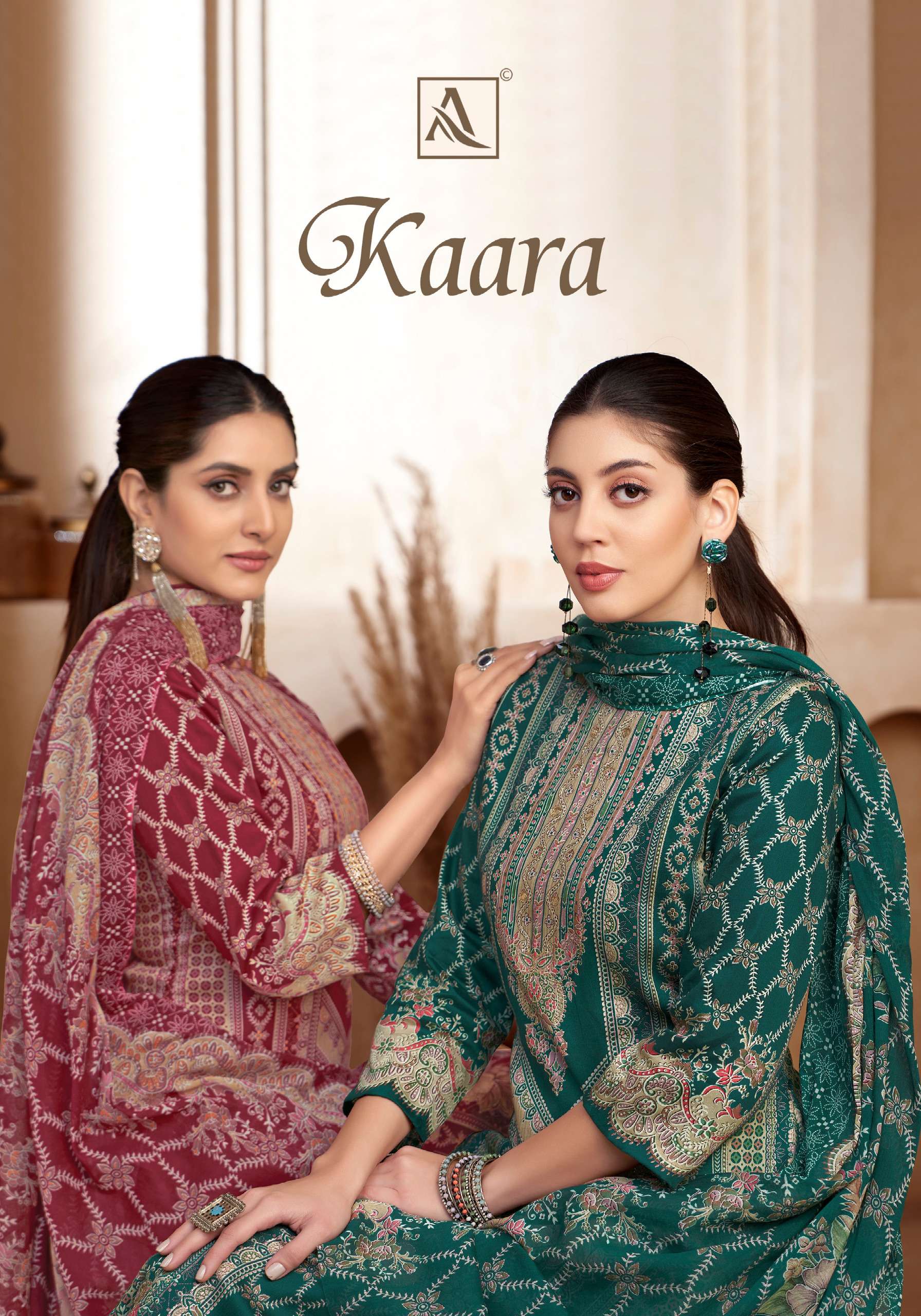 ALOK SUITS KAARA COTTON PRINT WITH FANCY HAND WORK SUIT