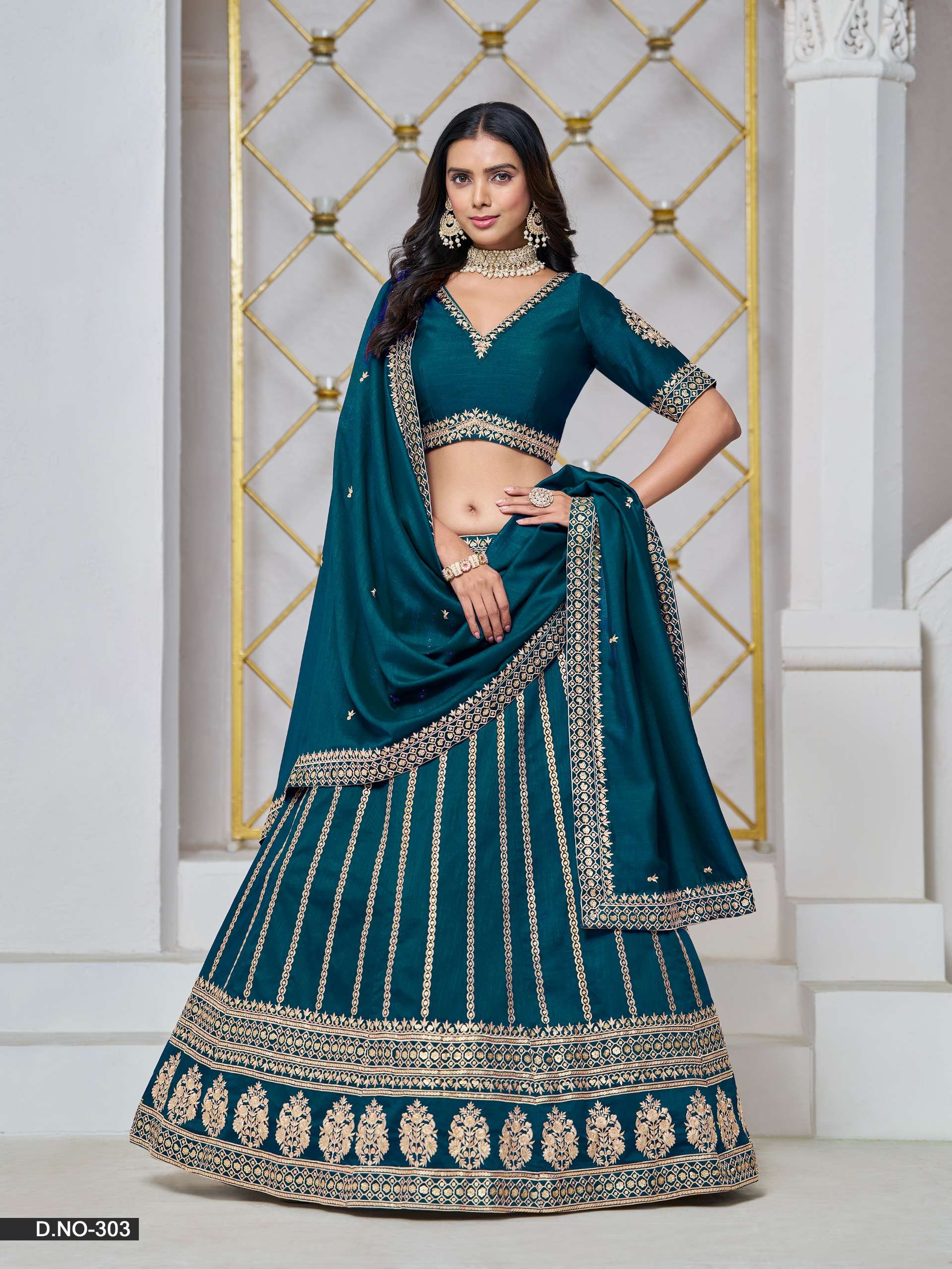 DANI CREATION MEHVISH VOL 3 SILK DESIGNR FESTIVE WEAR LEHENGA CHOLI