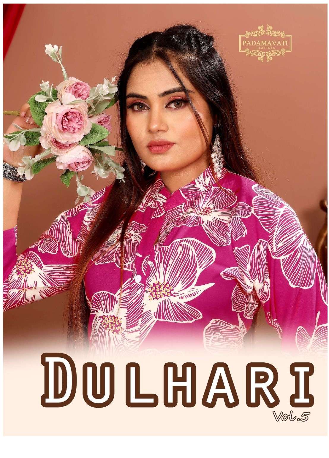 PADMAVATI TEXTILES DULHARI VOL 5 RAYON PRINT KURTI WITH BOTTOM PAIR