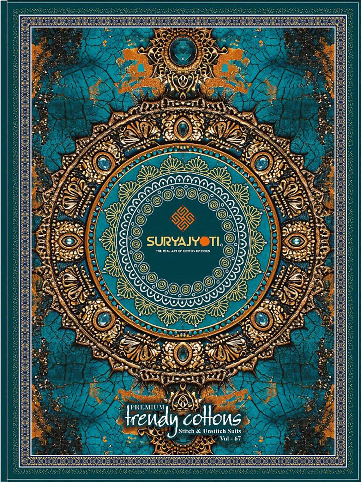 SURYAJYOTI TRENDY COTTON VOL 67 COTTON PRINTED LADIES SALWAR SUIT     