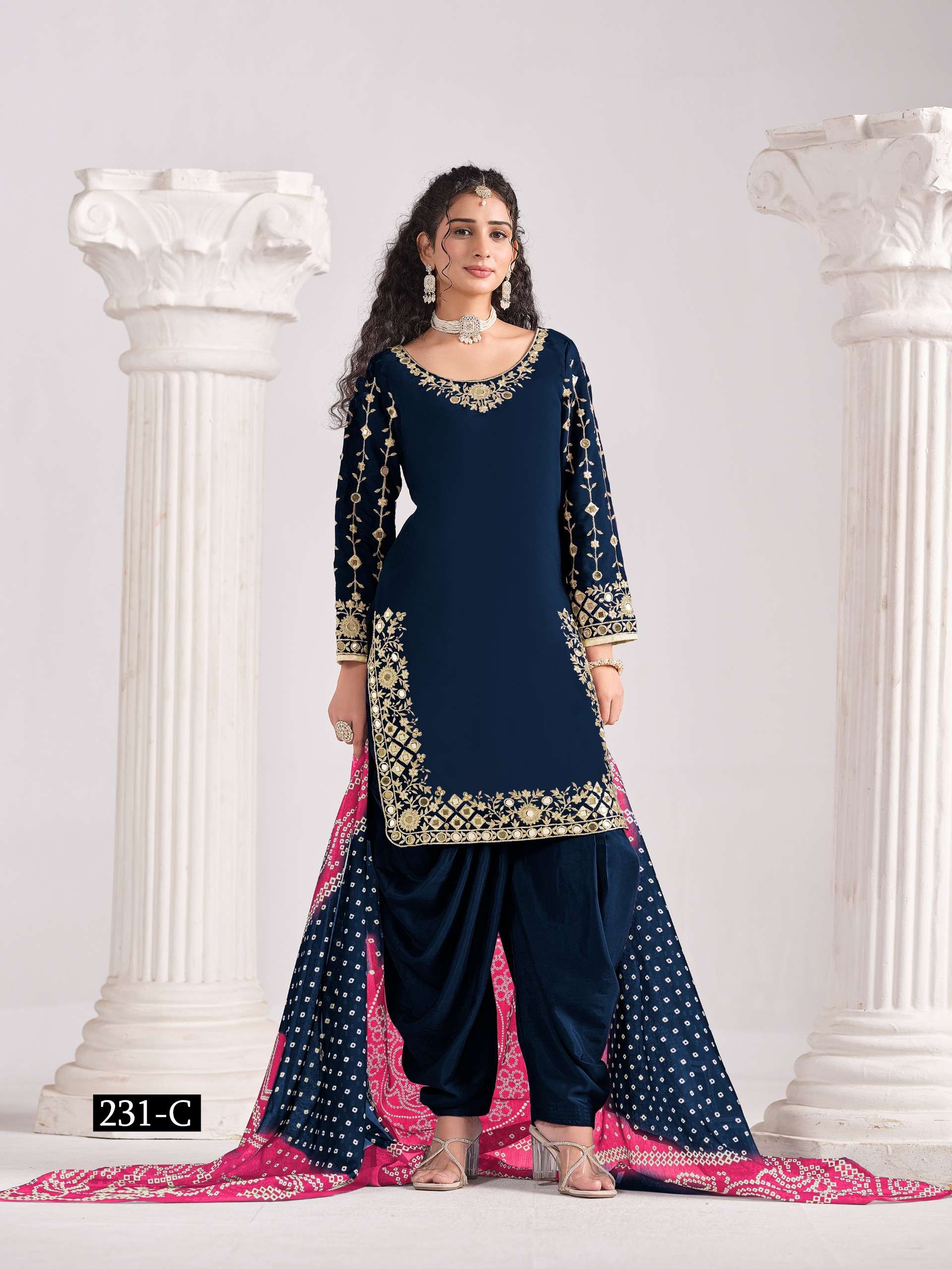 DANI CREATION AANAYA VOL 231 SILK DESIGNER WORK FESTIVE WEAR LADIES SUIT