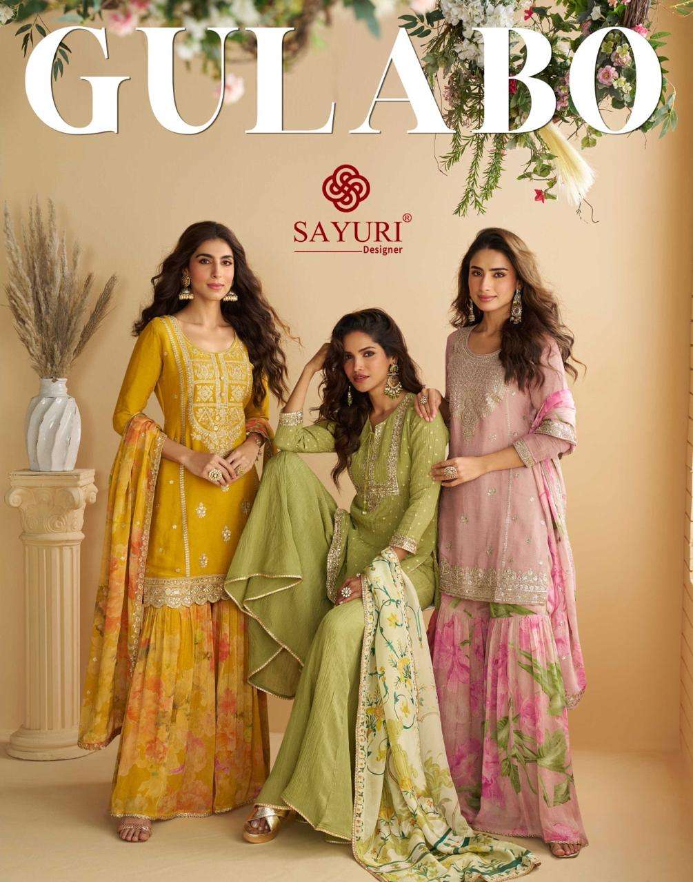 SAYURI DESIGNER GULABO HEAVY ELEGANT DESIGNER PARTY WEAR LADIES SUIT