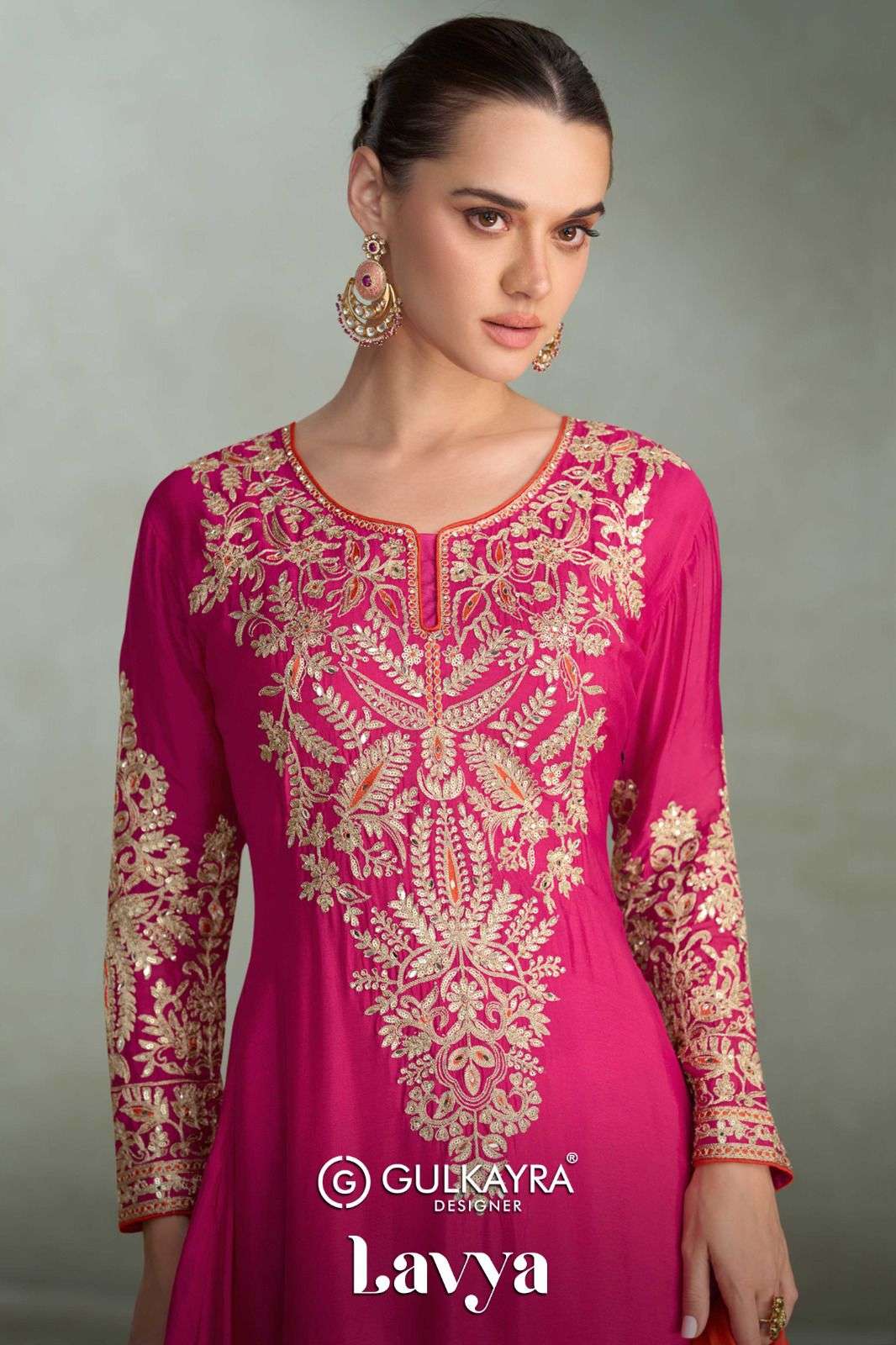 GULKAYRA DESIGNER LAVYA HEAVY EMBROIDERY DESIGNER PARTY WEAR LADIES SUIT