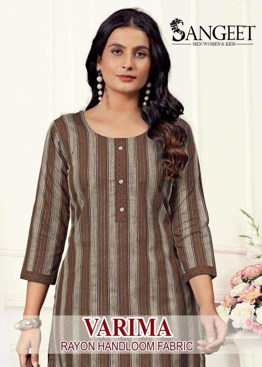 SANGEET VARIMA VOL 1 HANDLOOM COTTON KURTI WITH PANT PAIR 