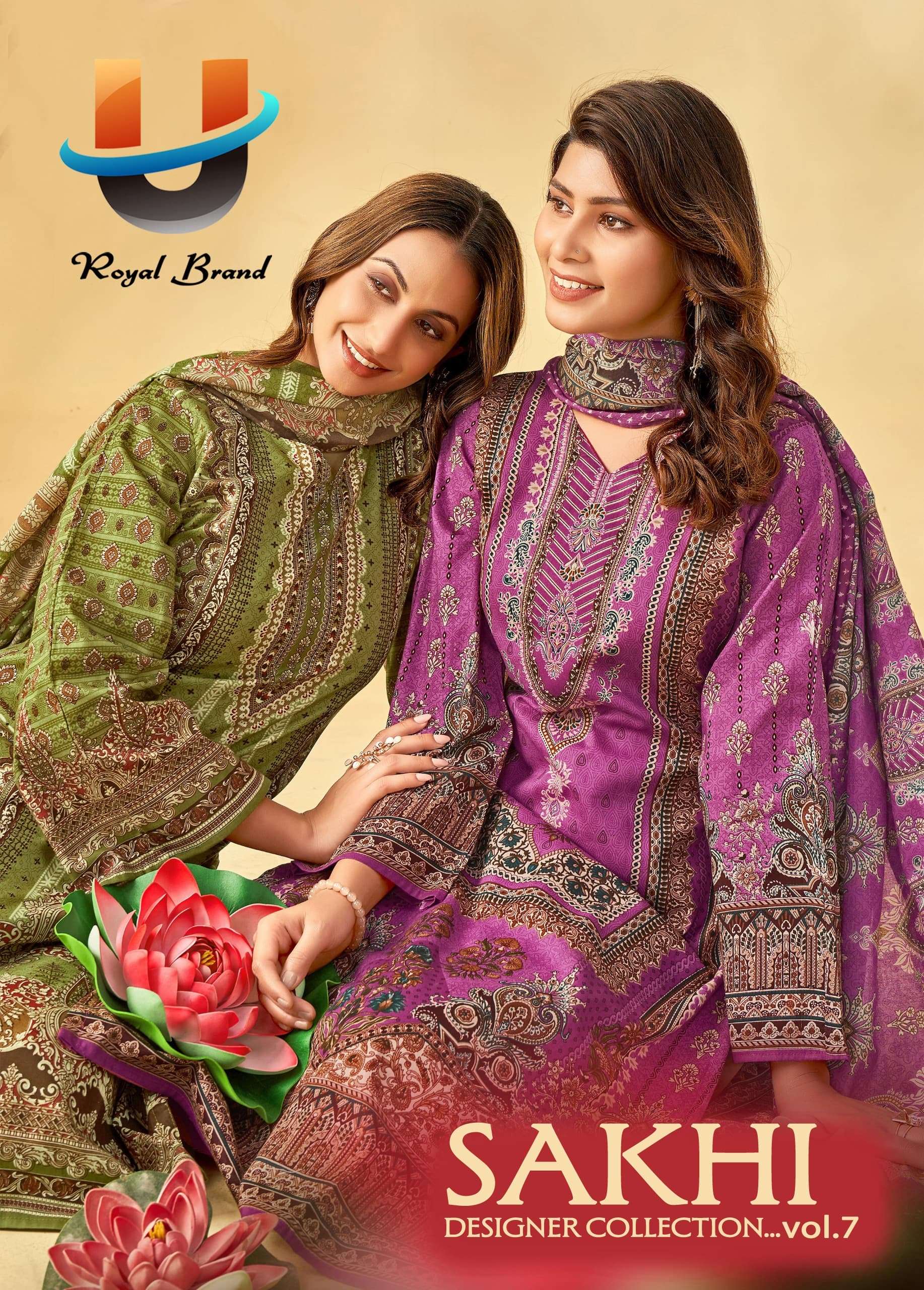 ROYAL BRAND SAKHI VOL 7 COTTON DIGITAL PRINTS SALWAR SUIT