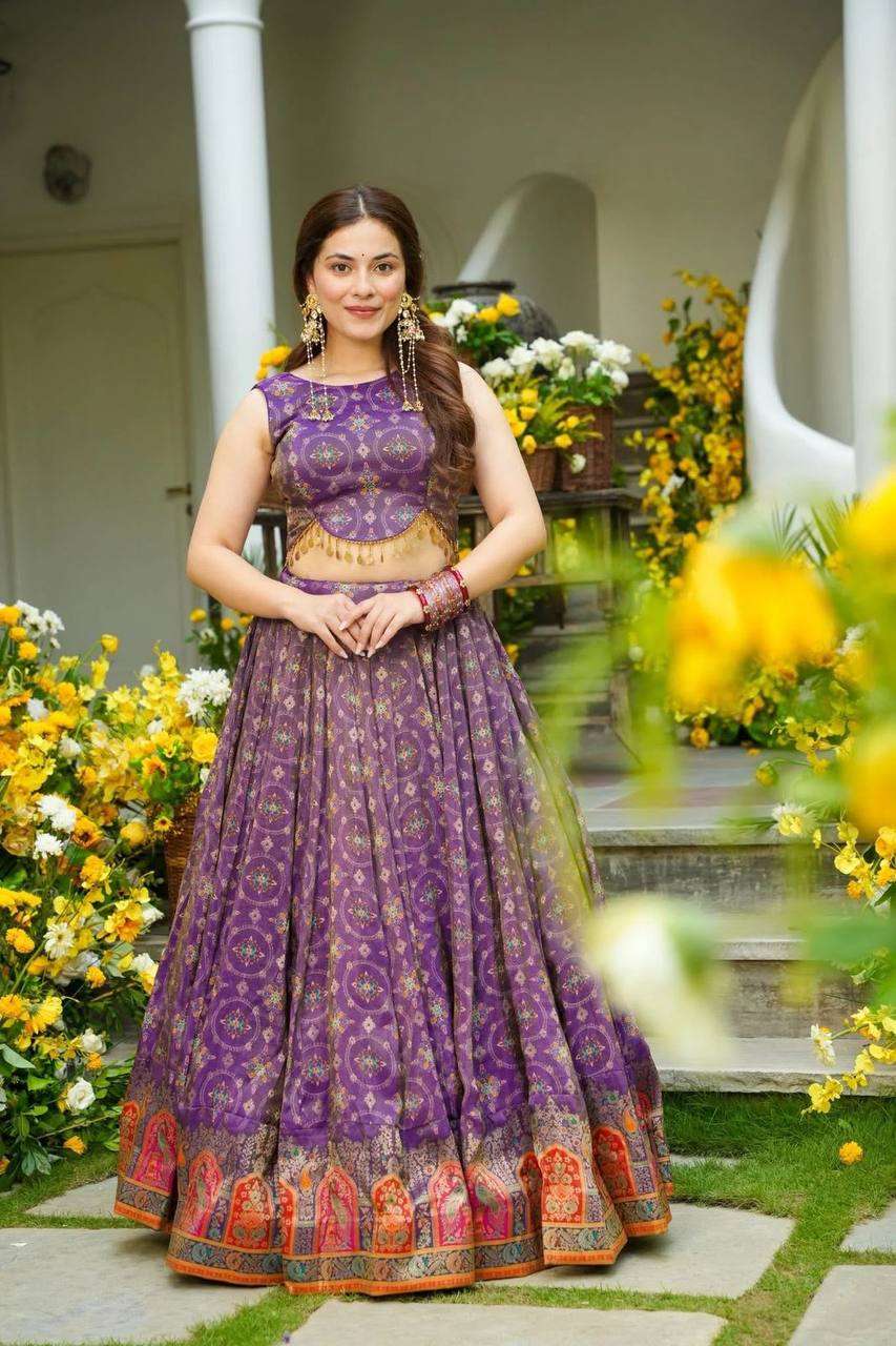 SC 324 ORGANZA FANCY DESIGNER FESTIVE WEAR LEHENGA CHOLI 