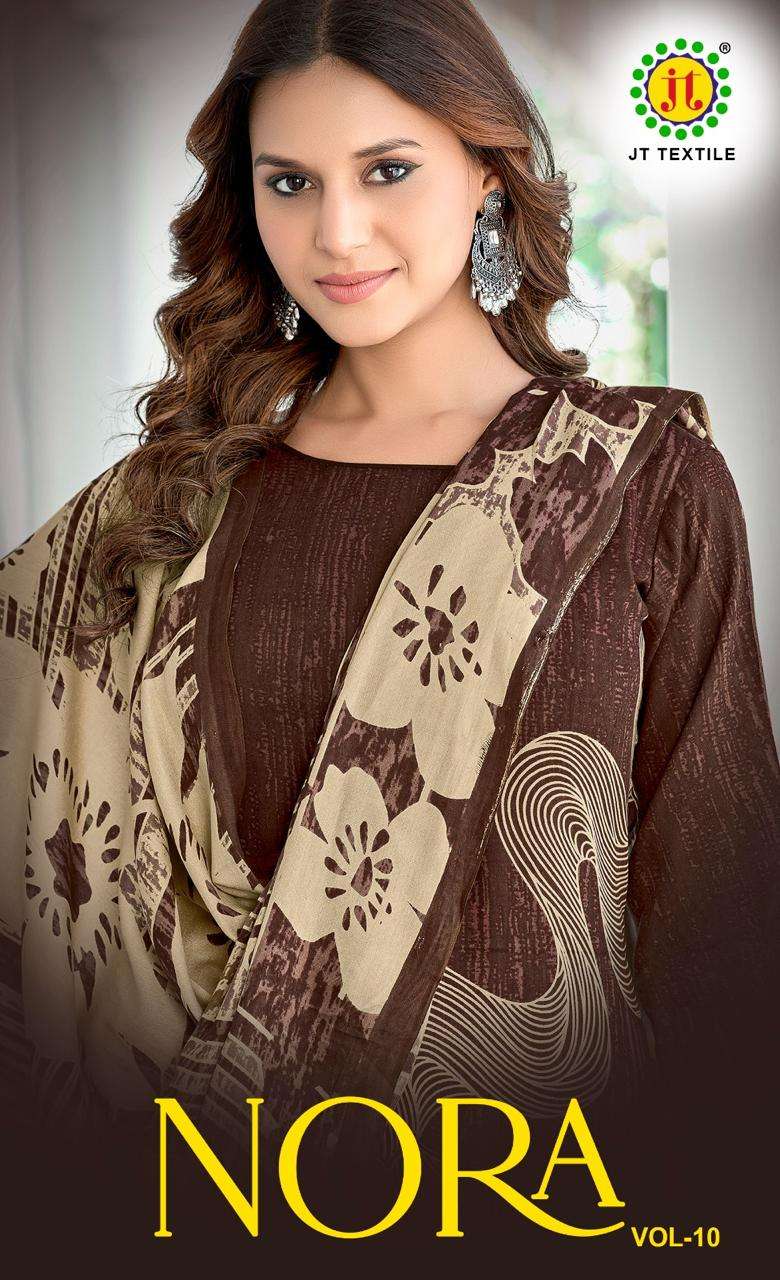 JT NORA VOL 10 RAYON PREMIUM WORKS LADIES SALWAR SUIT