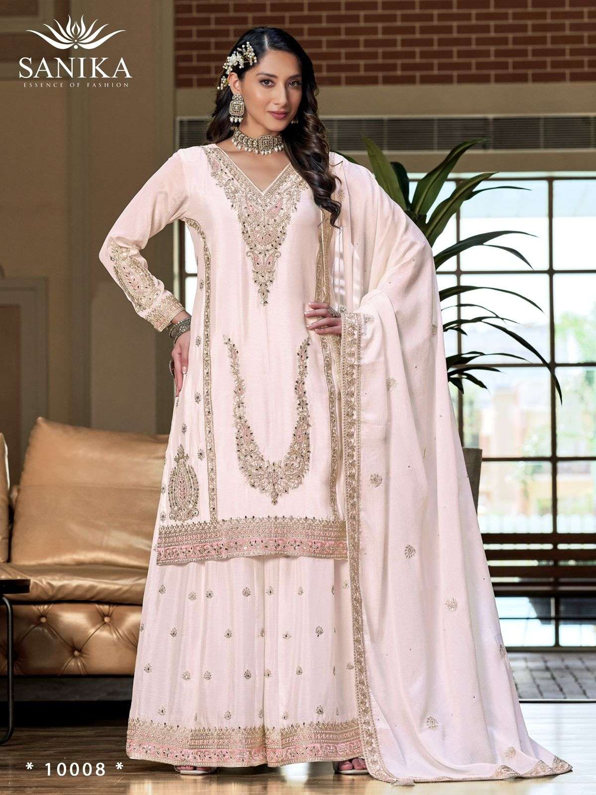 ️SANIKA FASHION KALKI SILK HEAVY DESINGER READY MADE FESTIVE WEAR SUIT