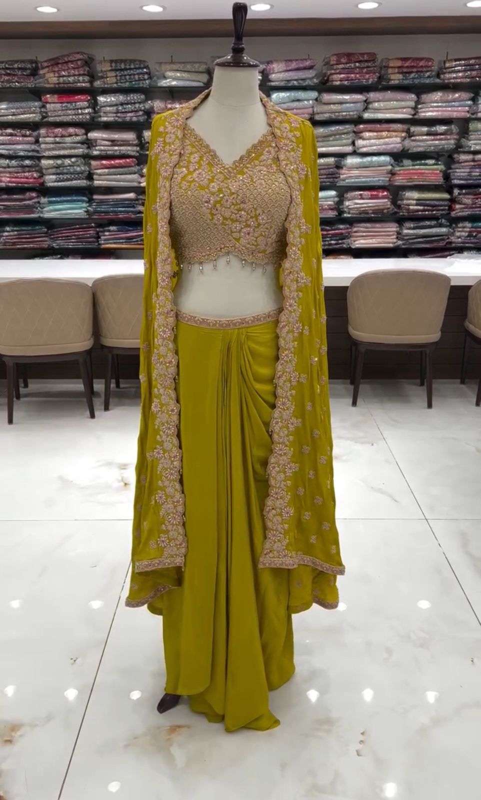 BE 378 FANCY PARTY WEAR DESIGNER LOOK LADIES DRESS