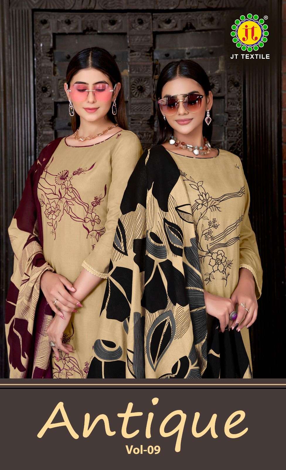 JT ANTIQUE VOL 9 RAYON FANCY SEQUENCE WORKS SUIT