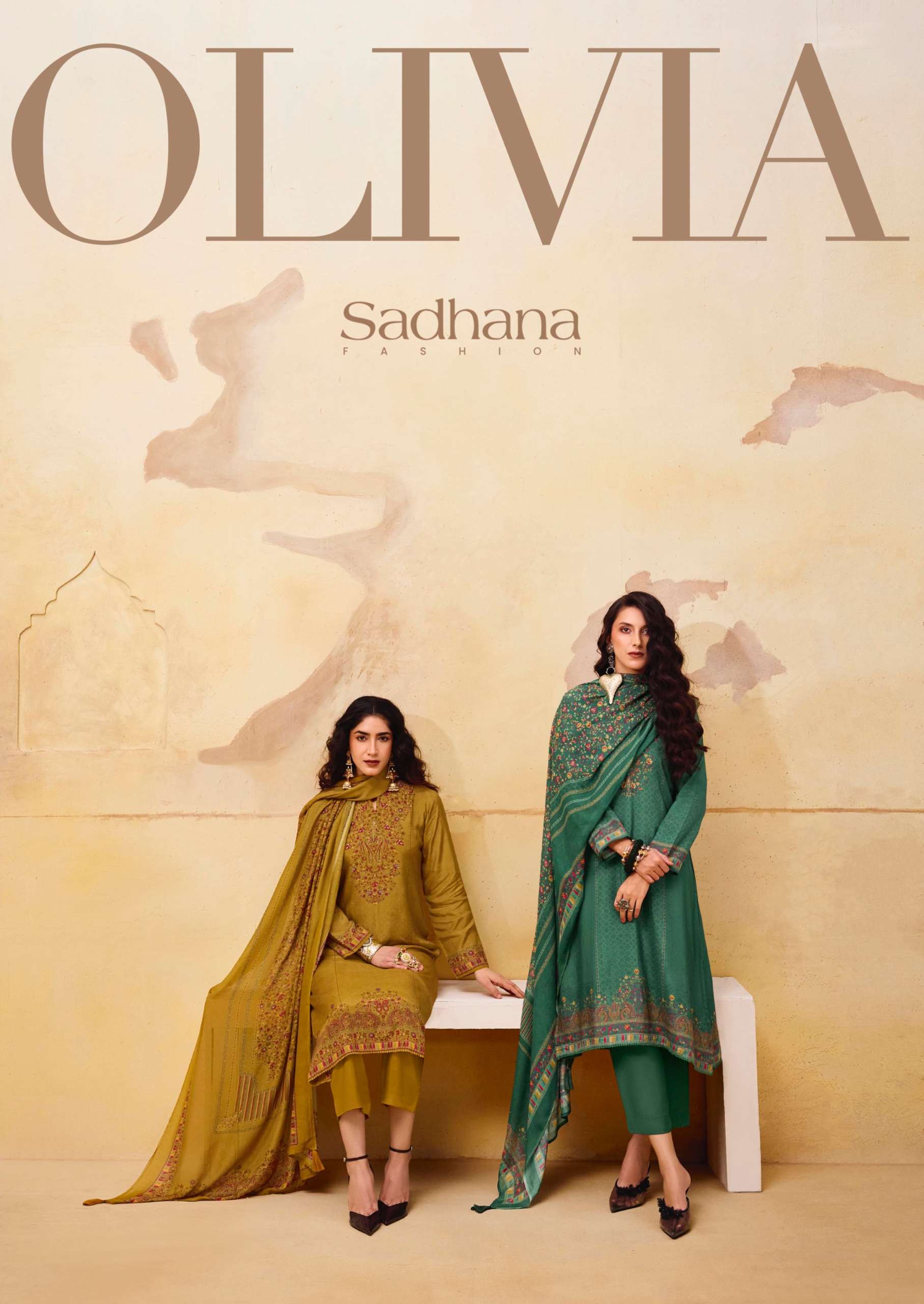  SADHANA FASHION OLIVIA MUSLIN SILK DIGITAL PRINT WITH FANCY WORK SUIT