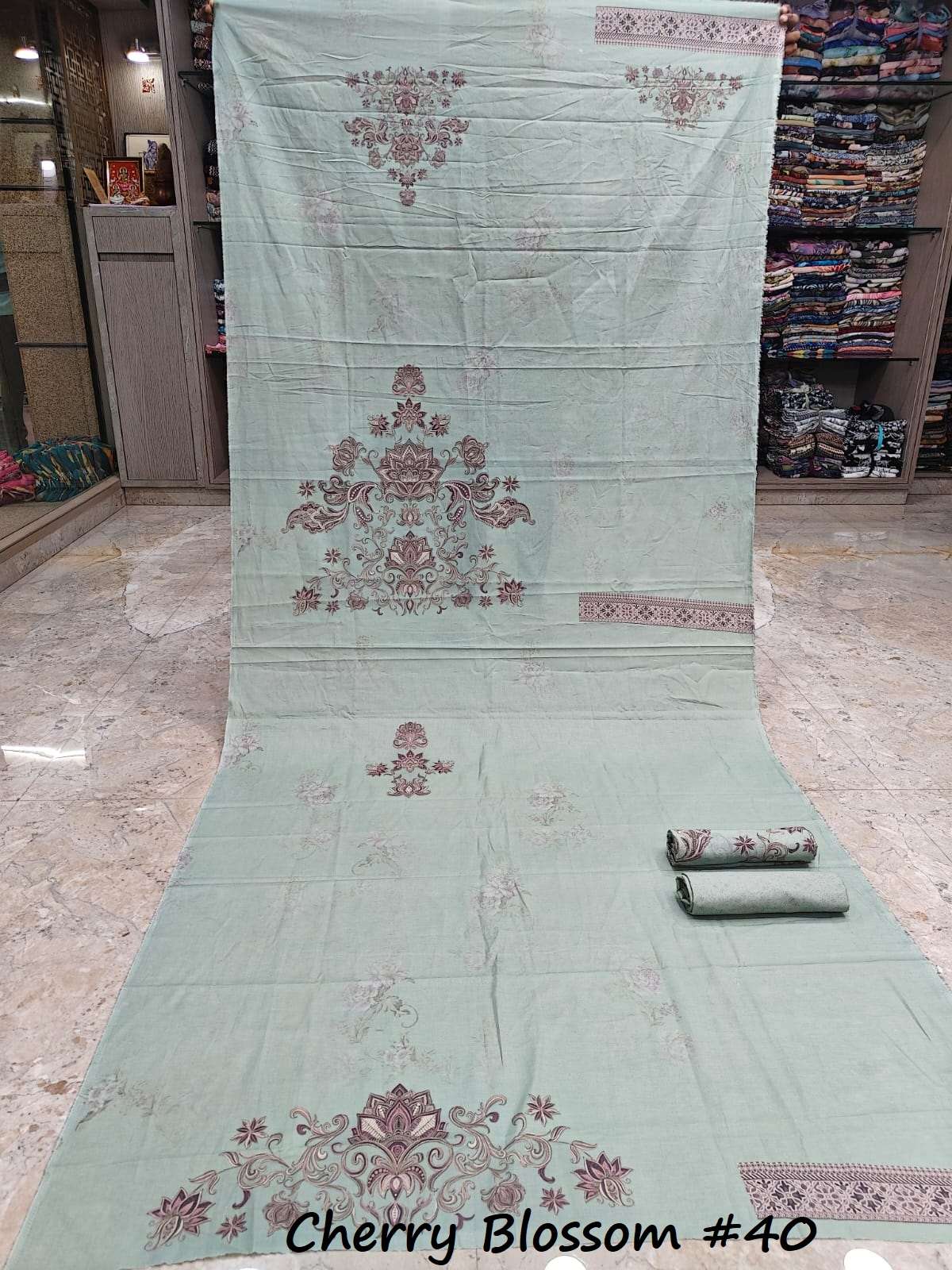 MF CHERRY BLOSSOM SUITS COTTON DIGITAL PRINTS SALWAR SUIT