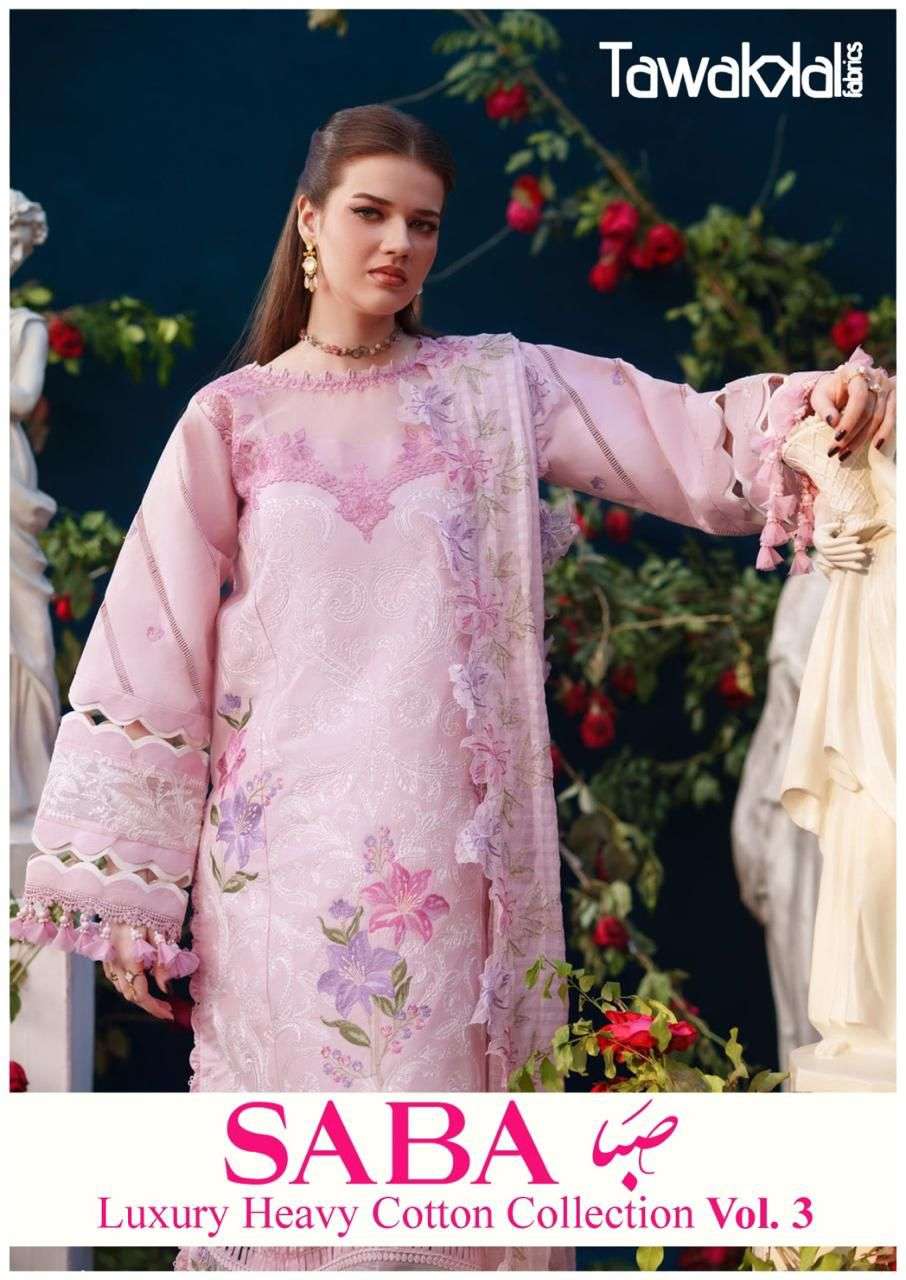 TAWAKKAL FABRICS SABA LUXURY HEAVY COTTON COLLECTION VOL 3