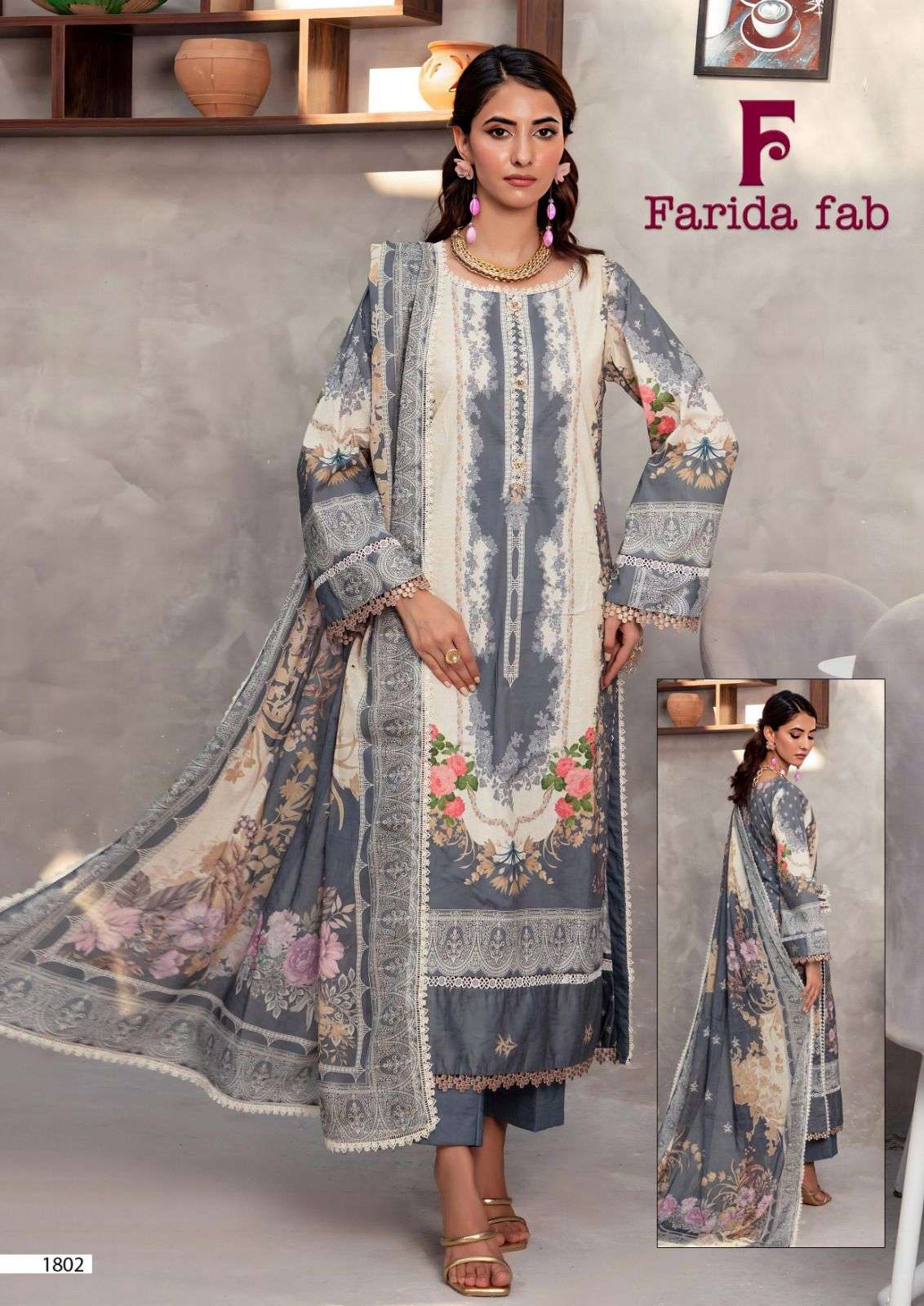 FARIDA FAB FIRDOUS QUEEN VOL 18 READY MADE COLLECTION 