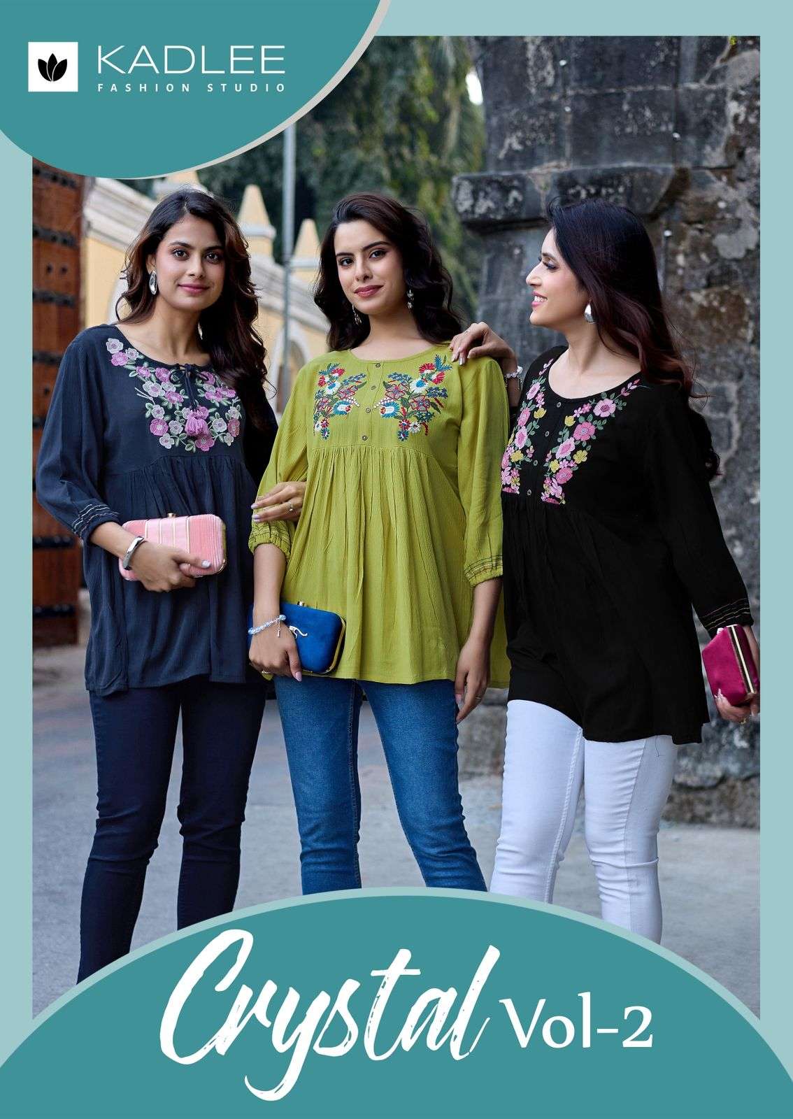 KADLEE FASHION CRYSTAL VOL 2 RAYON FANCY WESTERN WEAR LADIES TOP