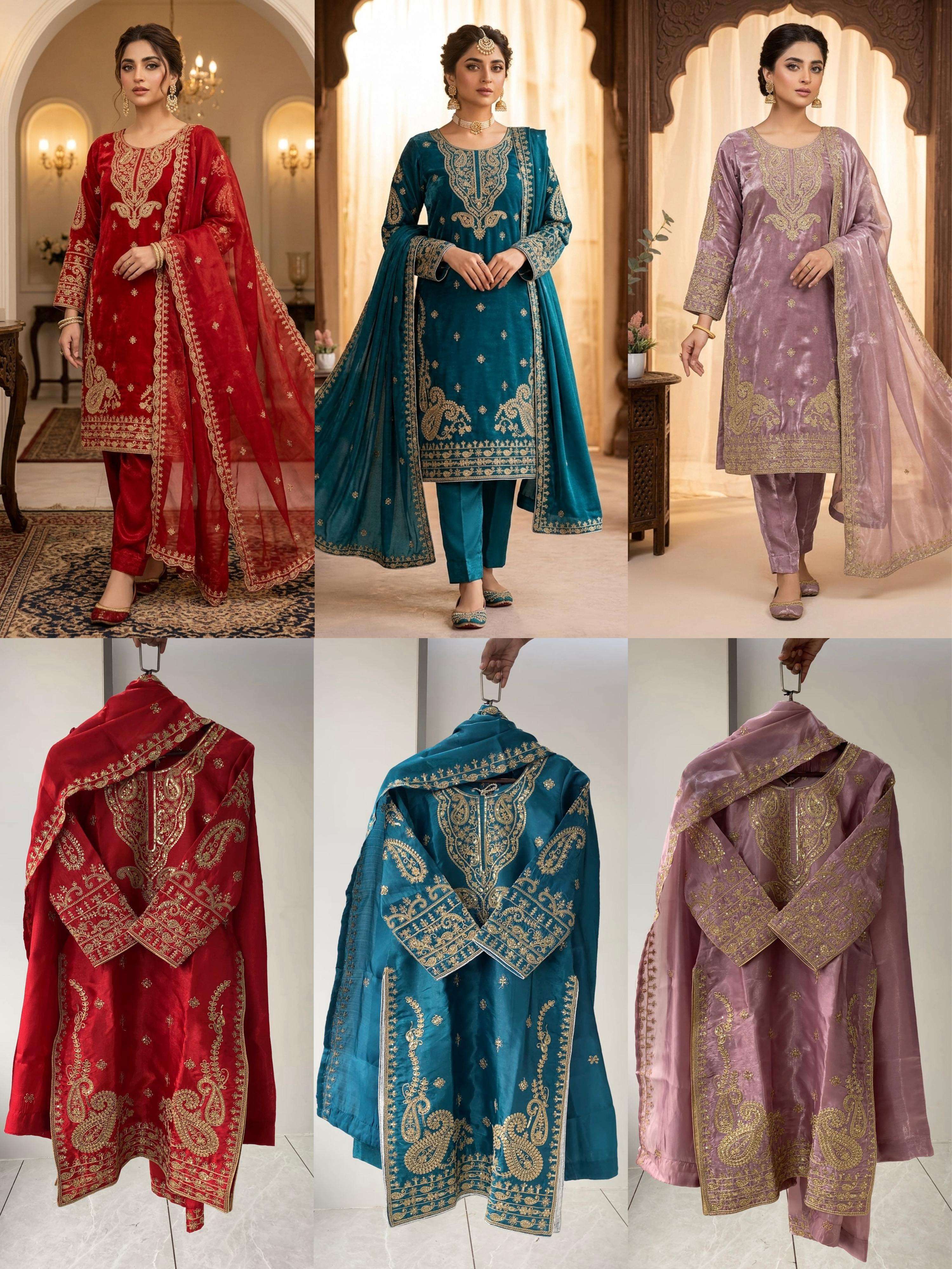 LG 2089 SILK HEAVY DESIGNER PARTY WEAR LADIES SUIT