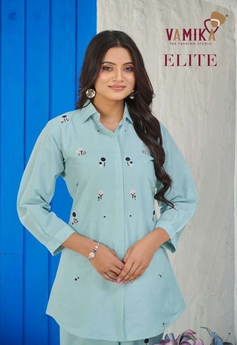 VAMIKA ELITE COTTON FANCY SUMMER WEAR LADIES CO-ORD SET 