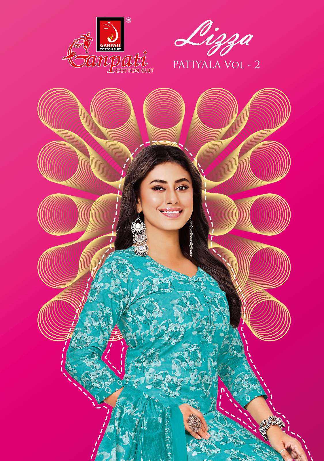 GANPATI LIZZA PATIYALA VOL 2 READY MADE COLLECTION 