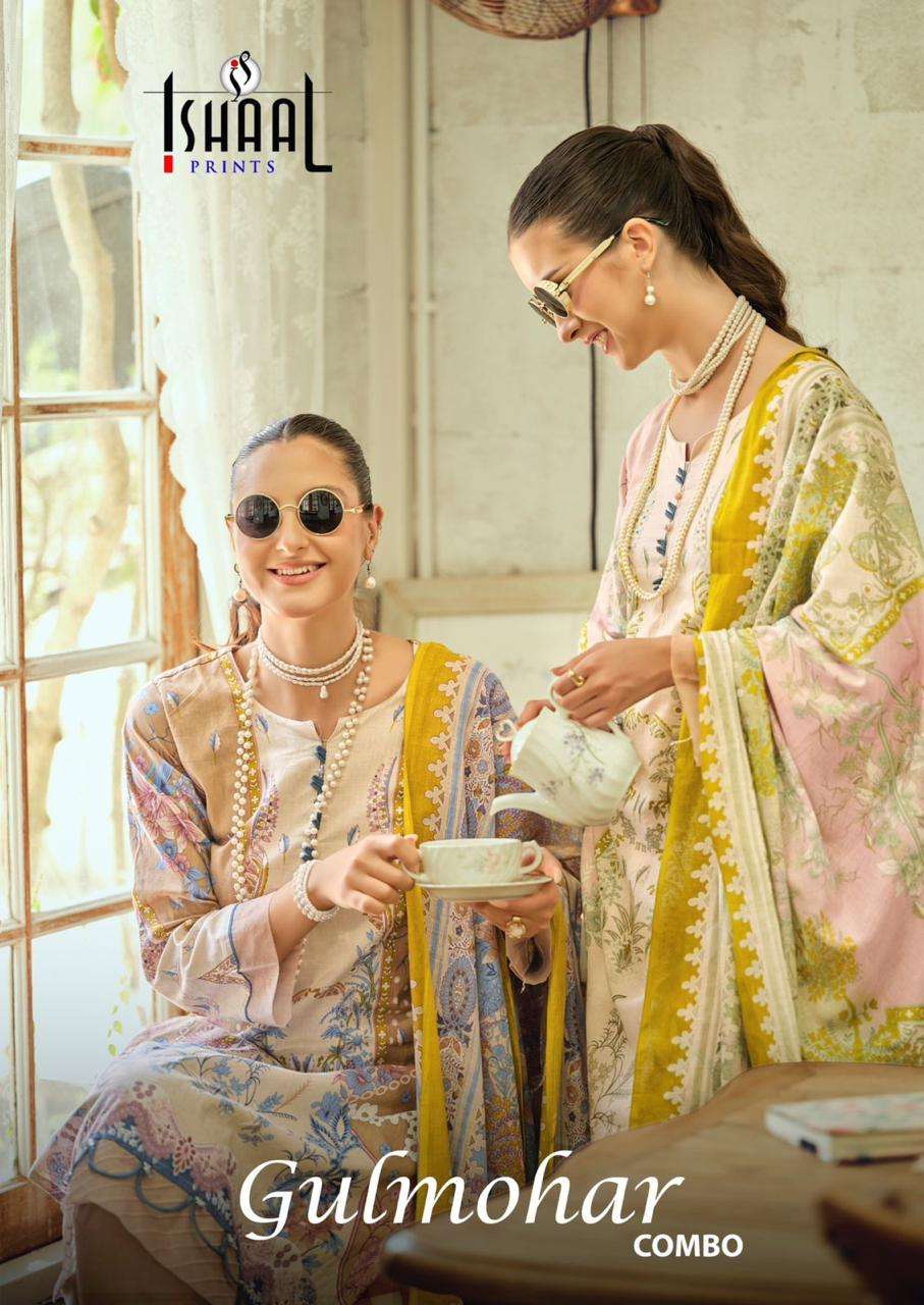 ISHAAL PRINTS GULMOHAR COMBO NEW DESIGNS LAWN COTTON DIGITAL PRINT SALWAR SUIT
