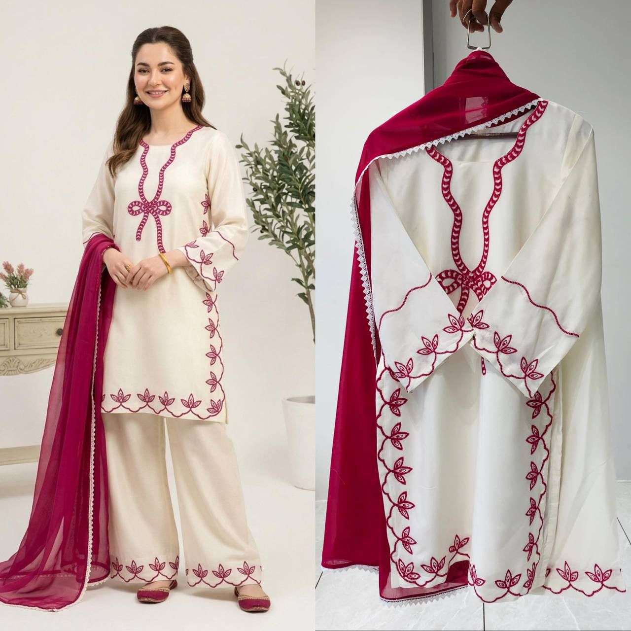 LG 2082 PAKISTANI STYLE DESIGNER LOOK LADIES 3PCS SET COLLECTION 