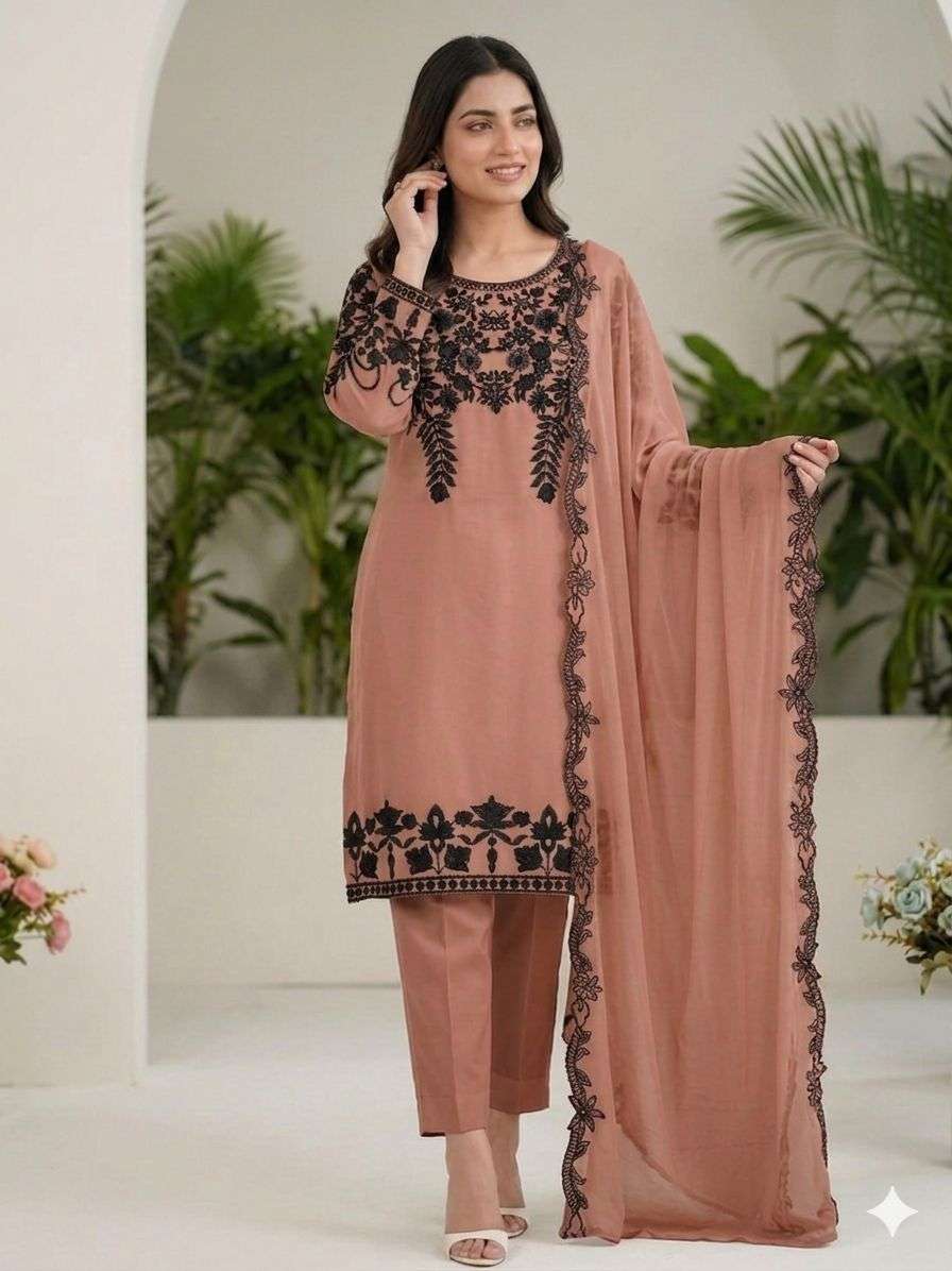 LG 2098 GEORGETTE SEQUENCE DESIGNER PARTY WEAR LADIES SUIT