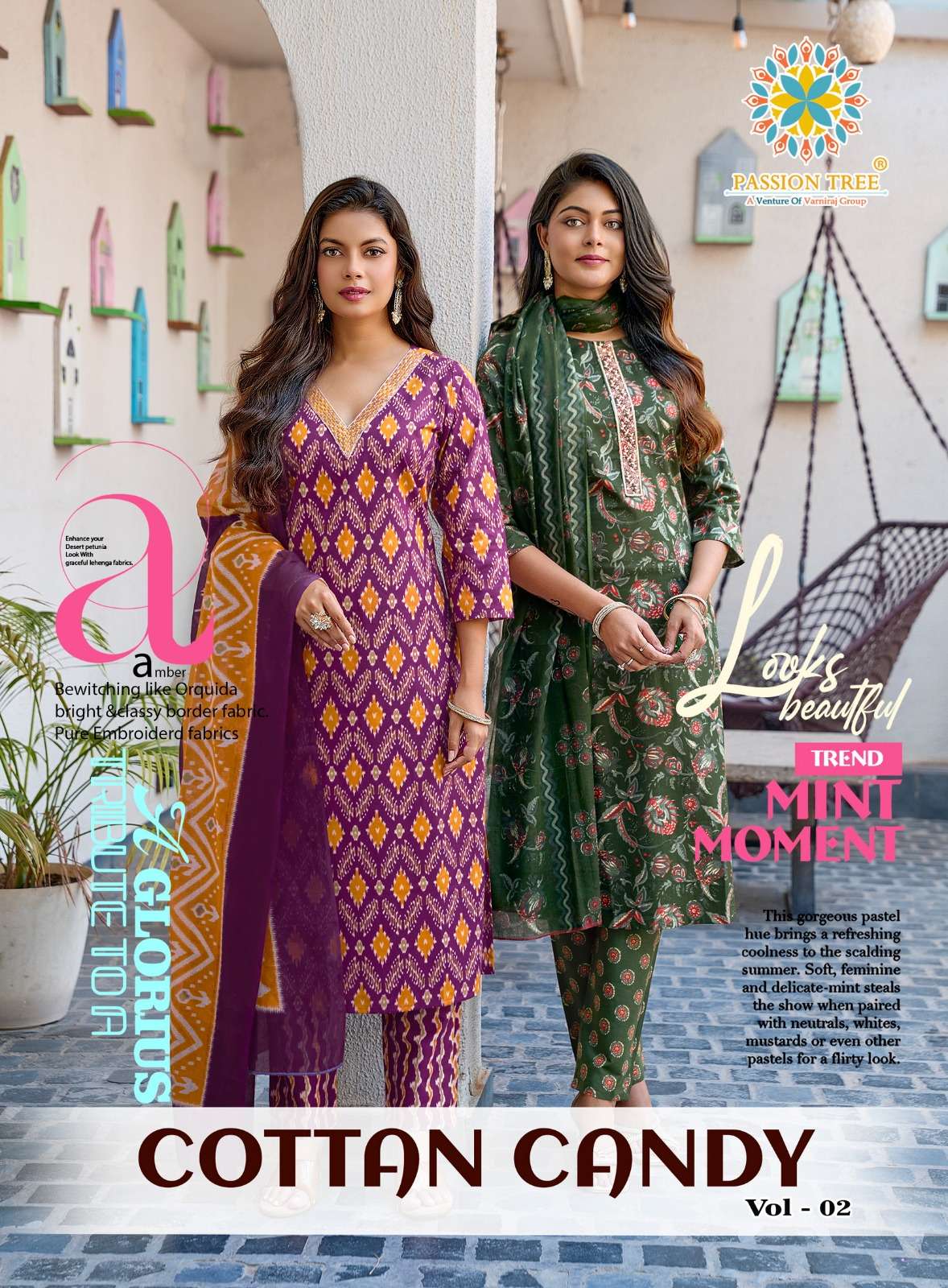 PASSION TREE COTTON CANDY VOL 2 COTTON PRINT LADIES 3PCS SET COLLECTION 