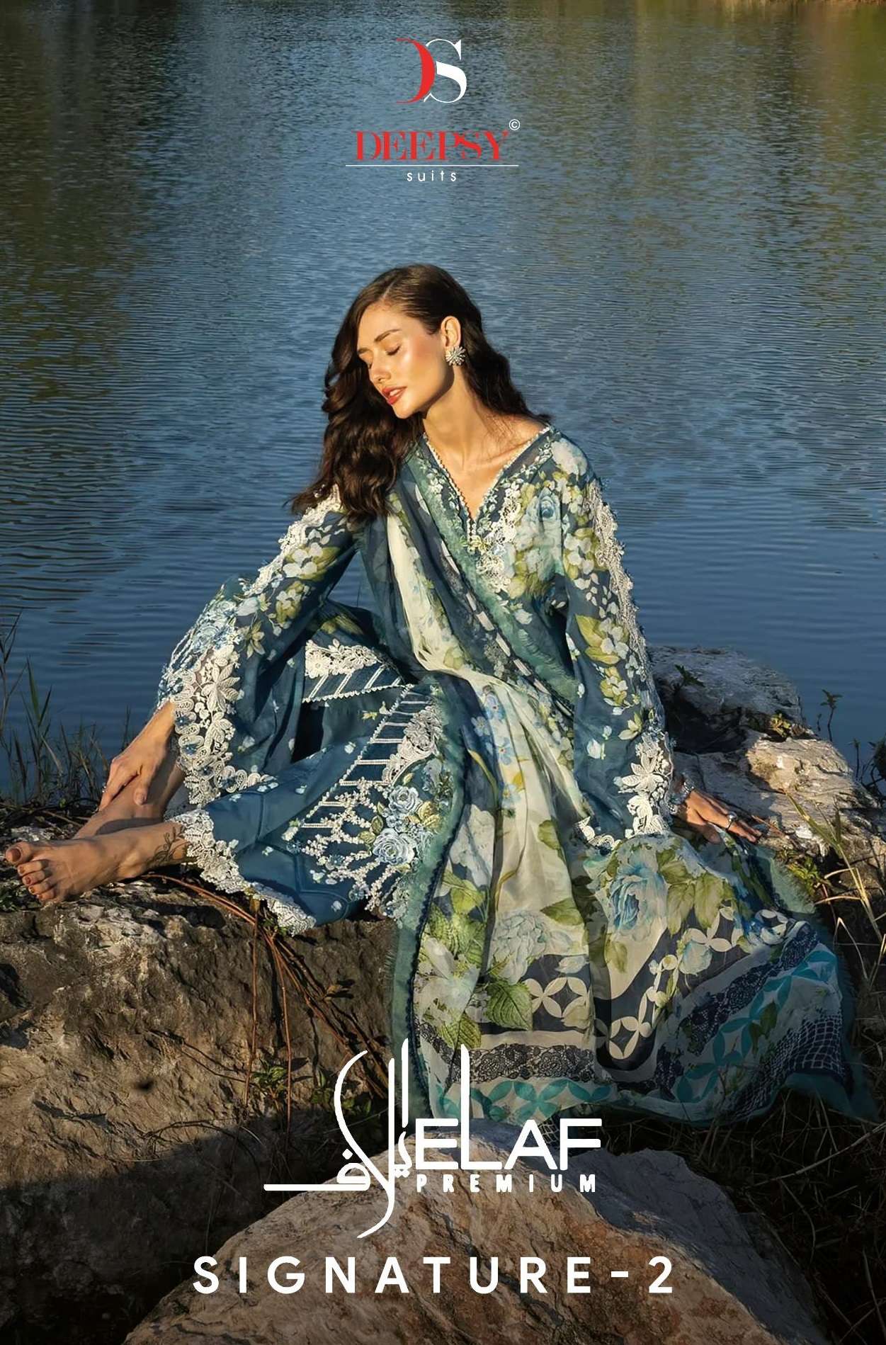 DEEPSY SUITS ELAF SIGNATURE VOL 2 COTTON HEAVY PATCH EMBROIDERY WORK SUIT