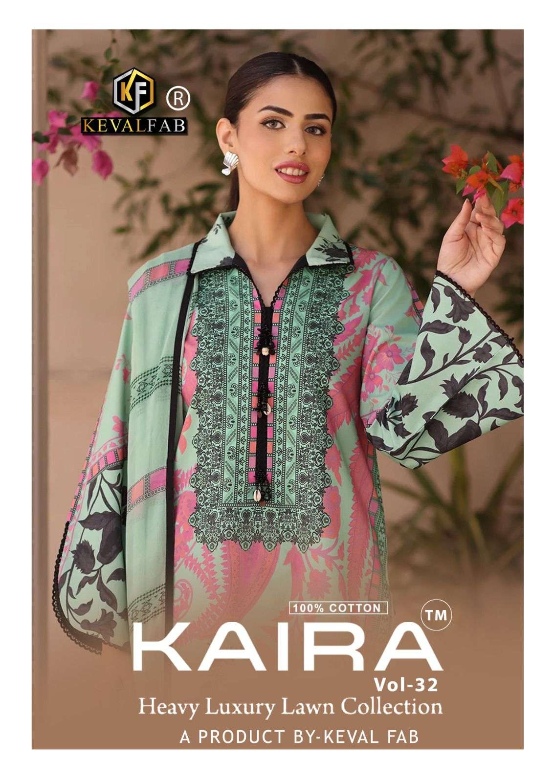 KEVAL FAB KAIRA VOL 32 LAWN COTTON DIGITAL PRINT SALWAR SUITS
