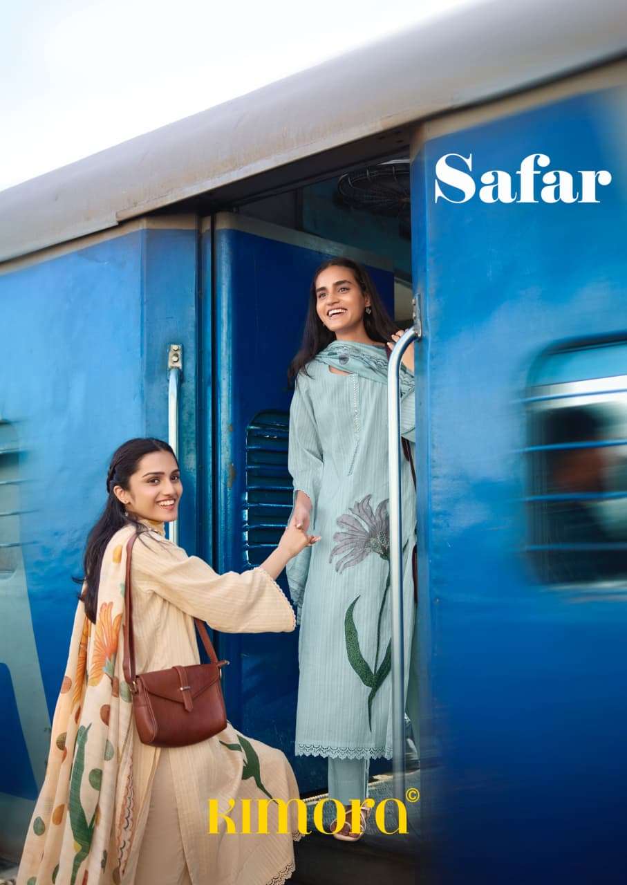 KIMORA SUIT SAFAR VOL 88 COTTON PRINT WITH FANCY EMBROIDERY WORK SUIT