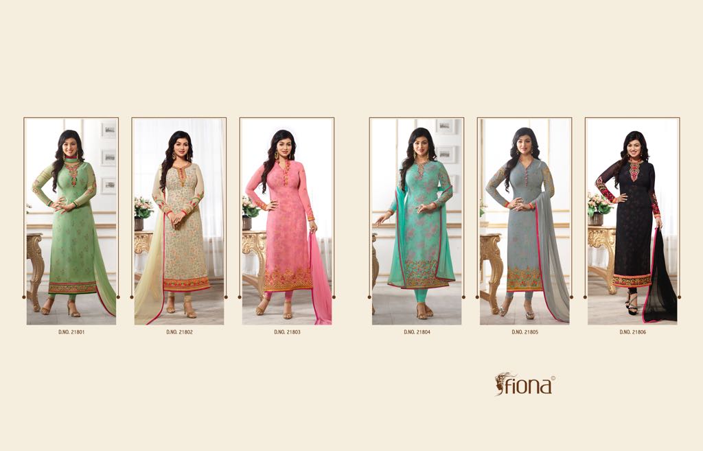 Ayesha Takia Vol 22 Traditional Wear Faux Georgette Fabric Salwar Suits At Wholesale Rate