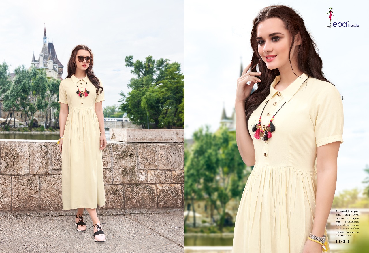 Eba Vol 4 Eba Lifestyle Rayon Kurti Wholesale Price At Surat