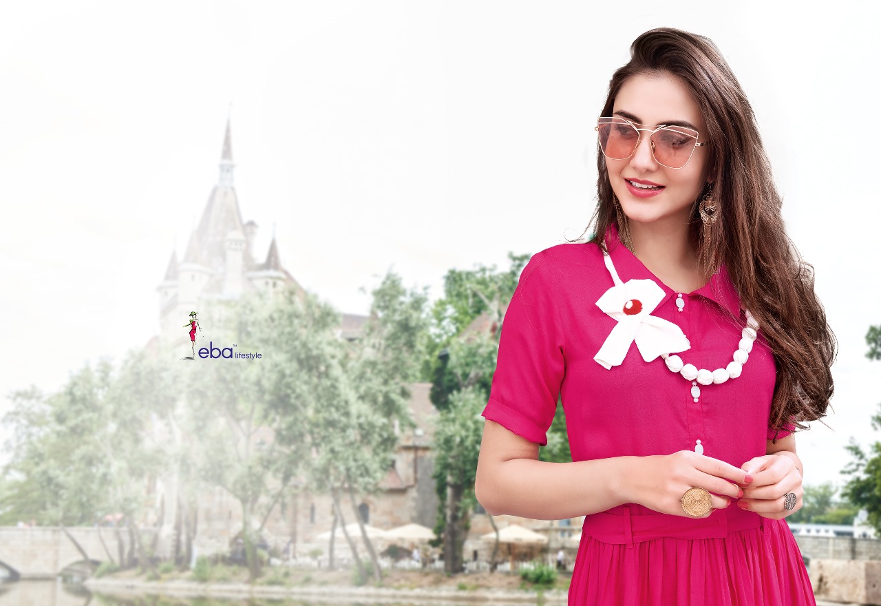 Eba Vol 4 Eba Lifestyle Rayon Kurti Wholesale Price At Surat