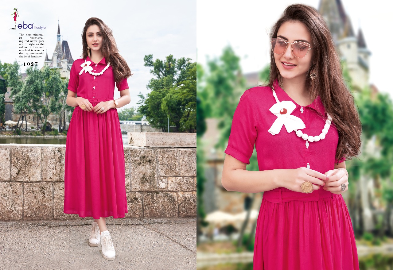 Eba Vol 4 Eba Lifestyle Rayon Kurti Wholesale Price At Surat
