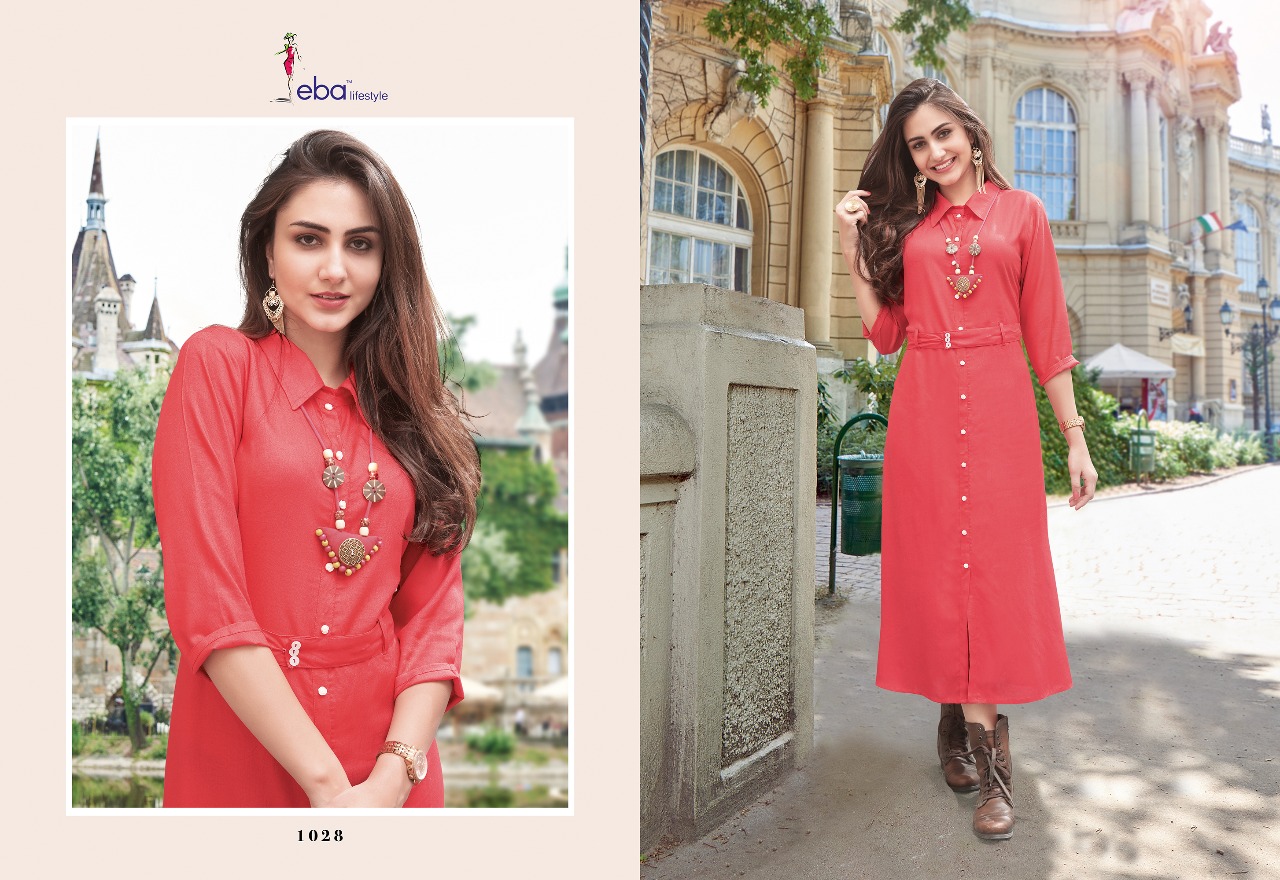 Eba Vol 4 Eba Lifestyle Rayon Kurti Wholesale Price At Surat