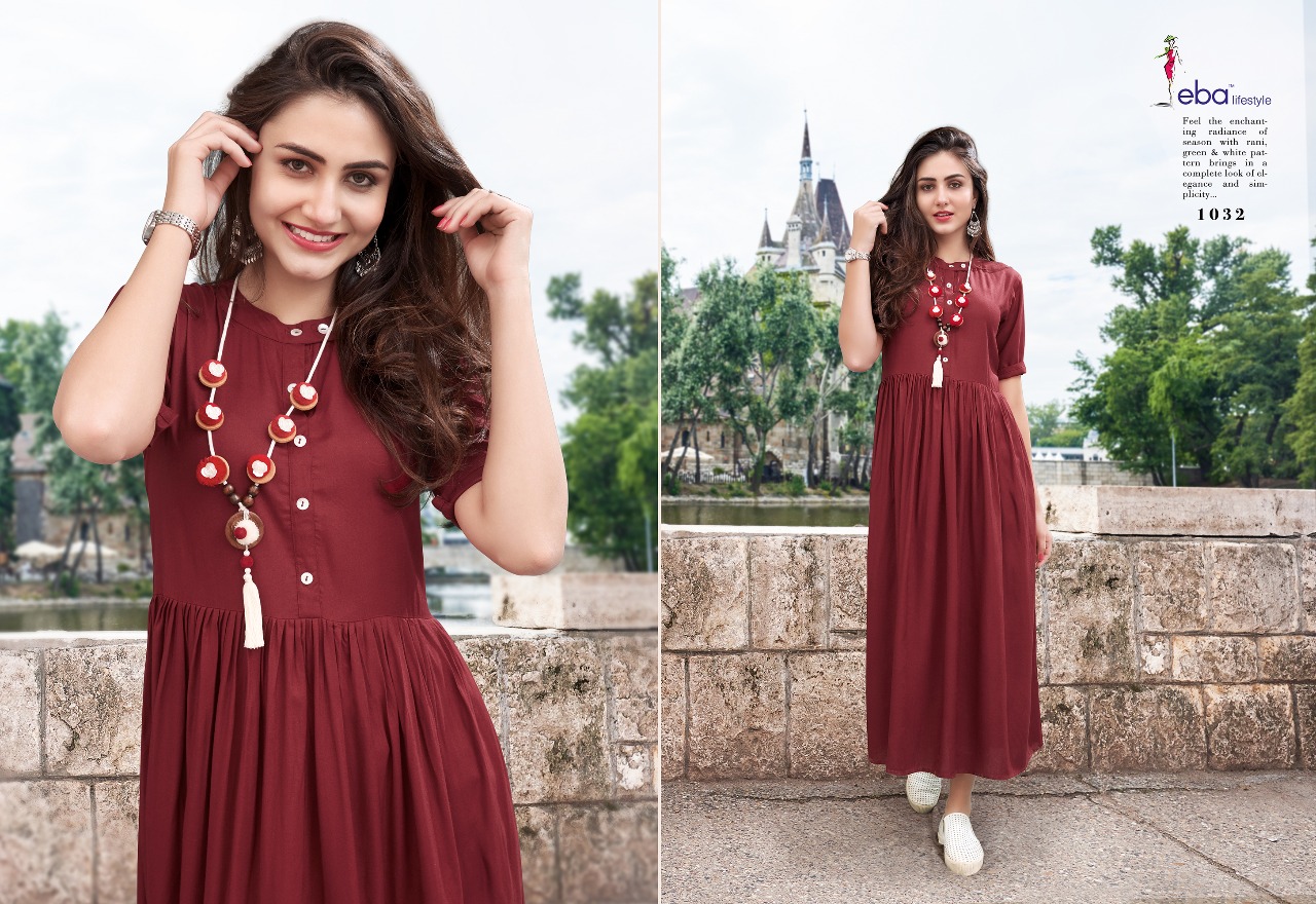 Eba Vol 4 Eba Lifestyle Rayon Kurti Wholesale Price At Surat