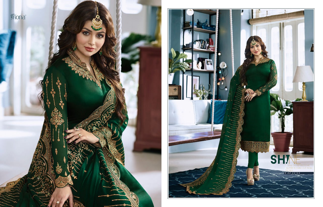 Ayesha Heavy Dupatta Fiona Wedding Wear Salwar Suits Wholesaler In Surat